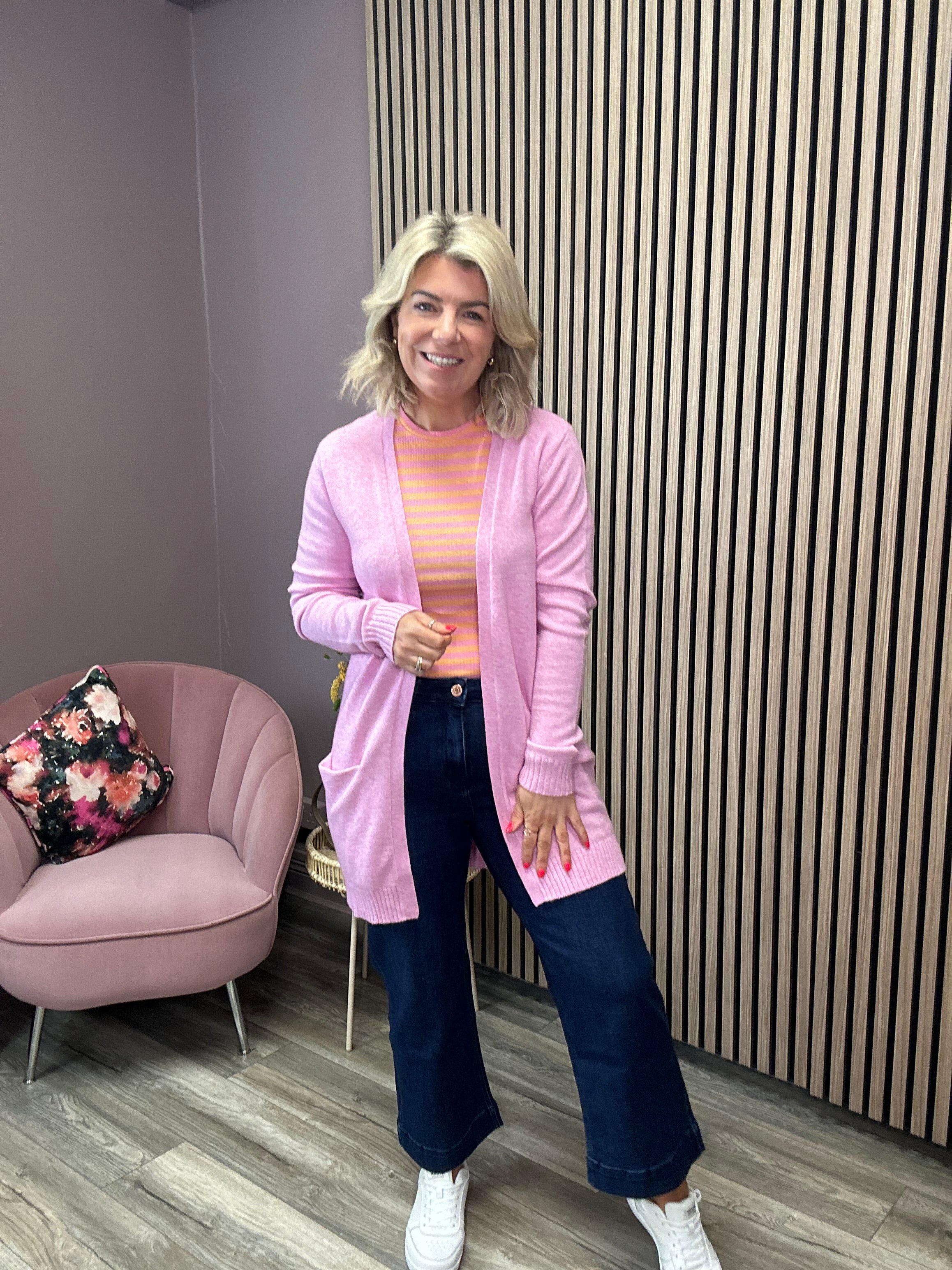 POLLY CROP FLARE JEANS (DARK INK)