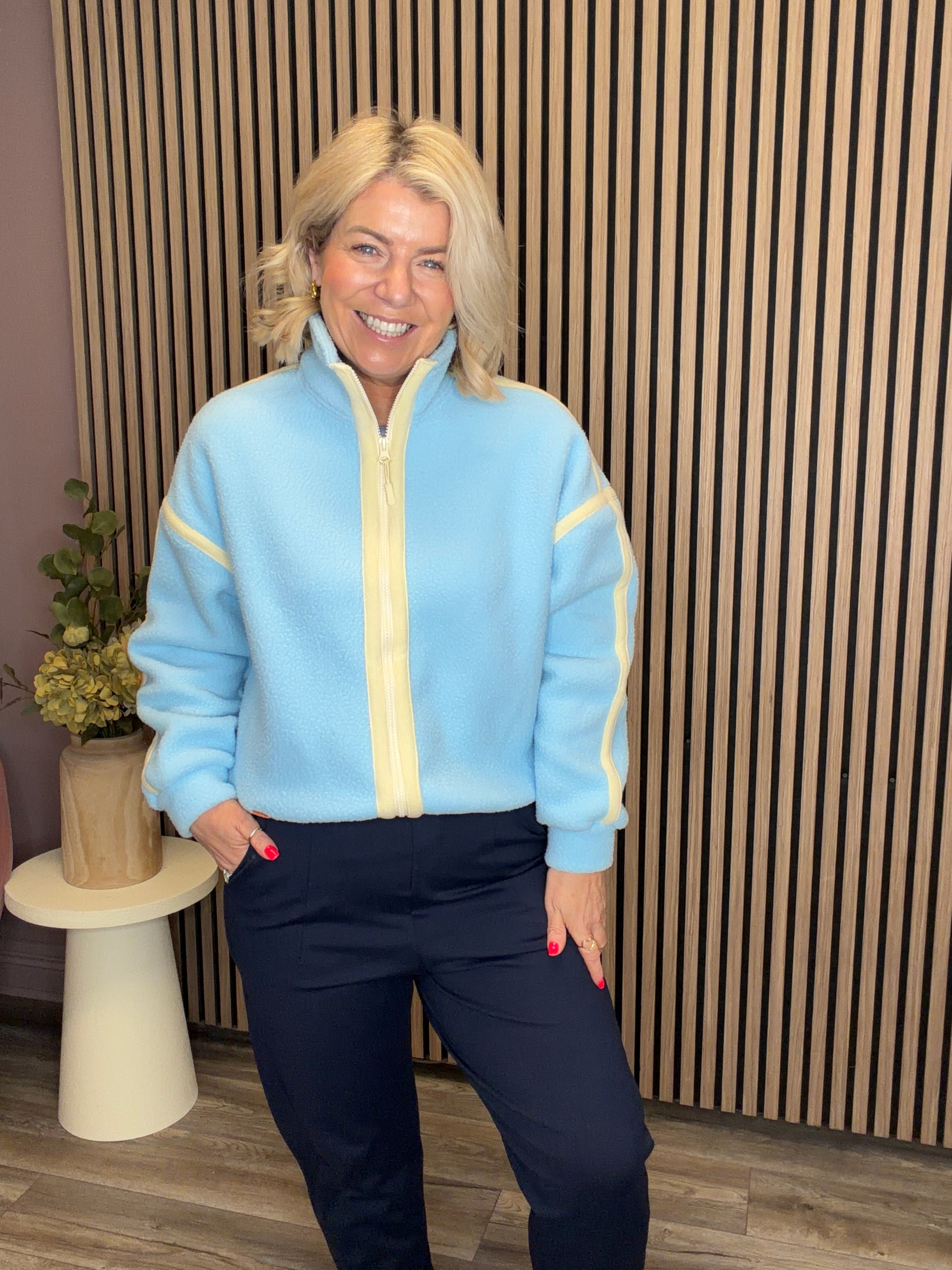 Lulu Zipped Fleece (Blue)