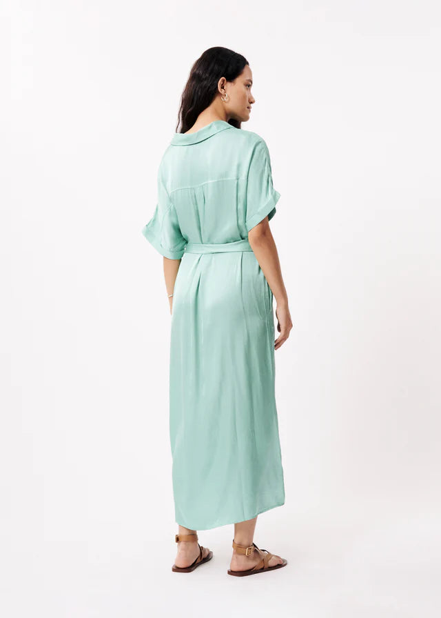 GENIE SHORT SLEEVE DRESS (TURQUOISE)