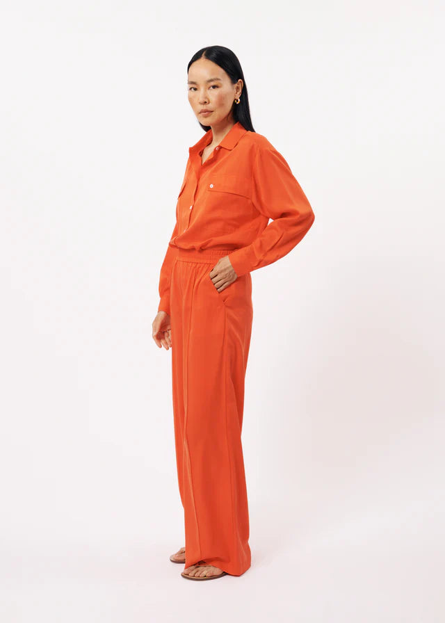 PALMINA WIDE LEG PANTS (BURNT ORANGE)