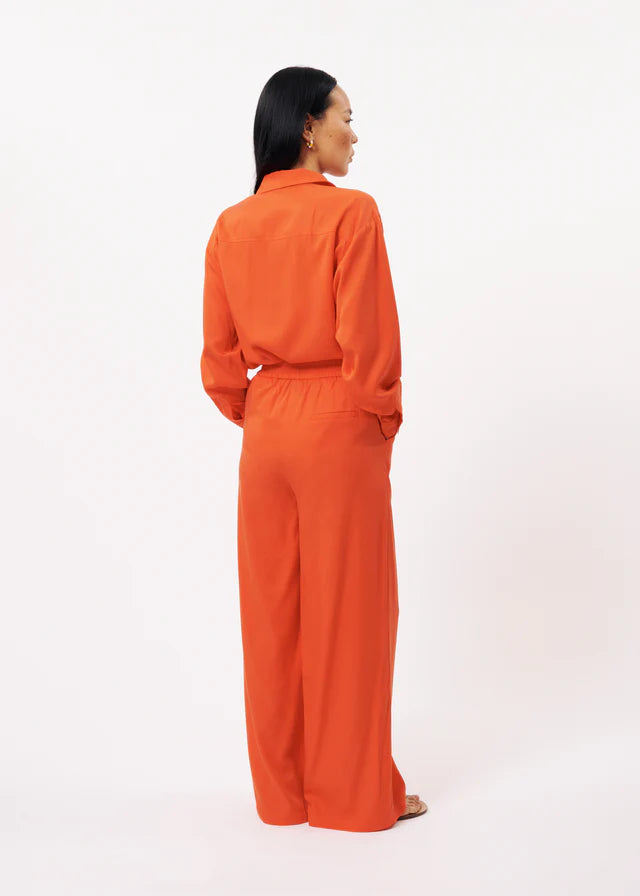 PALMINA WIDE LEG PANTS (BURNT ORANGE)
