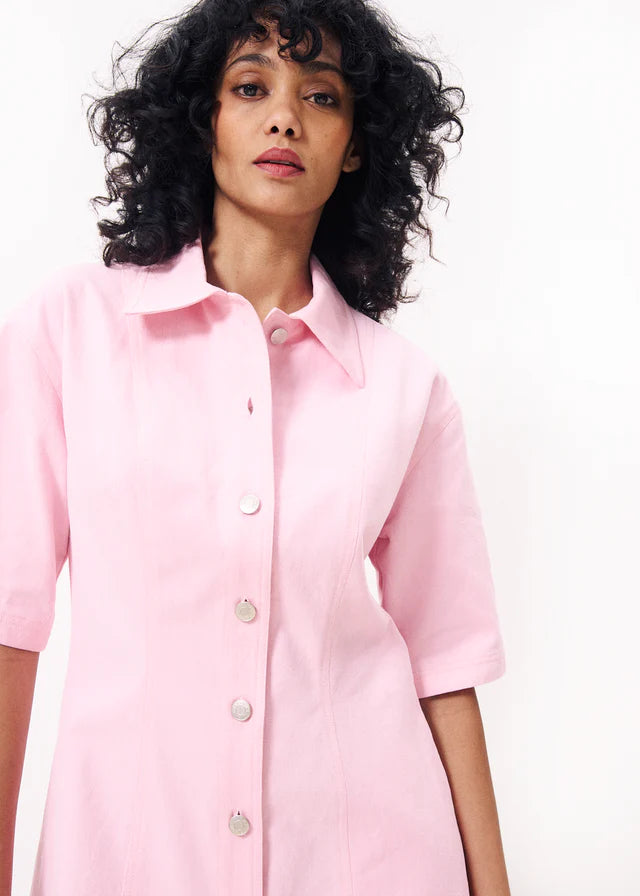 Ellyne Short Dress (Pink)