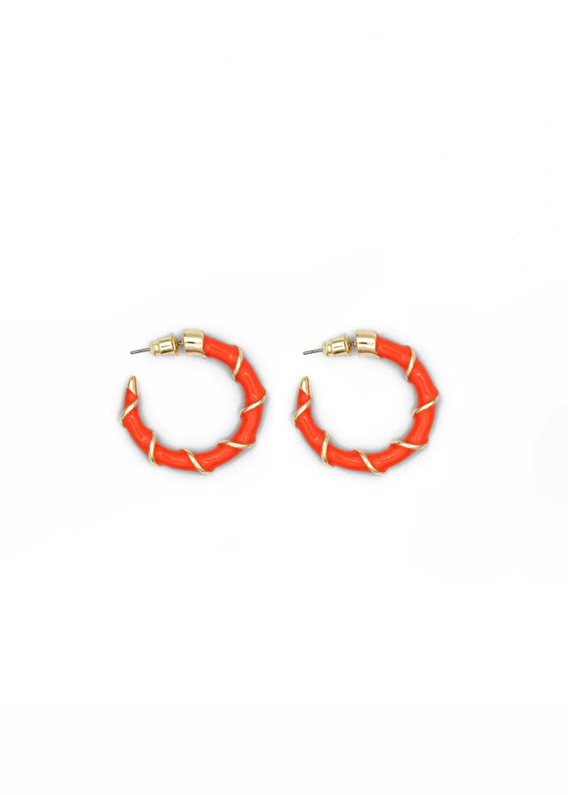 CITALI EARRINGS (BURNT ORANGE)