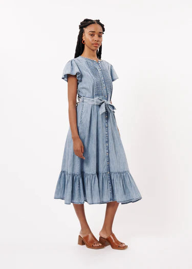 NOLENE DRESS (DENIM BLUE)