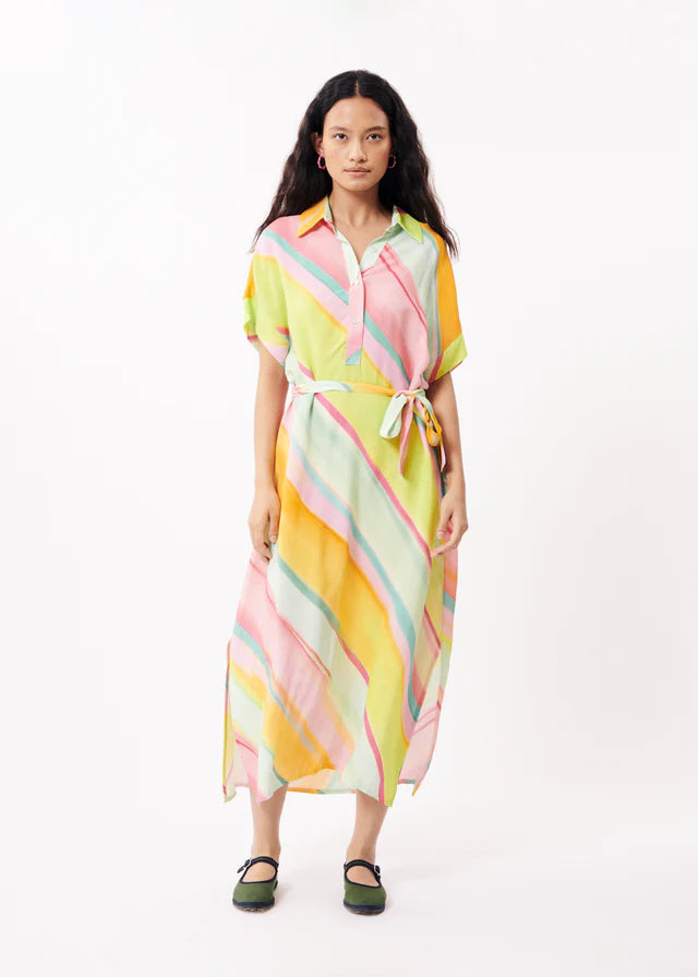 GALIENA MIDI DRESS (MULTICOLOUR)