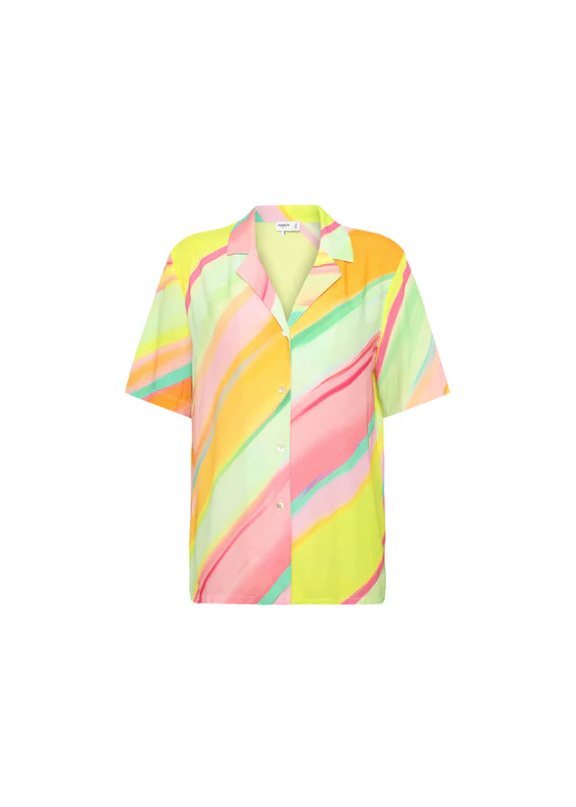 SHELLY SHORT SLEEVE SHIRT (MULTICOLOUR)
