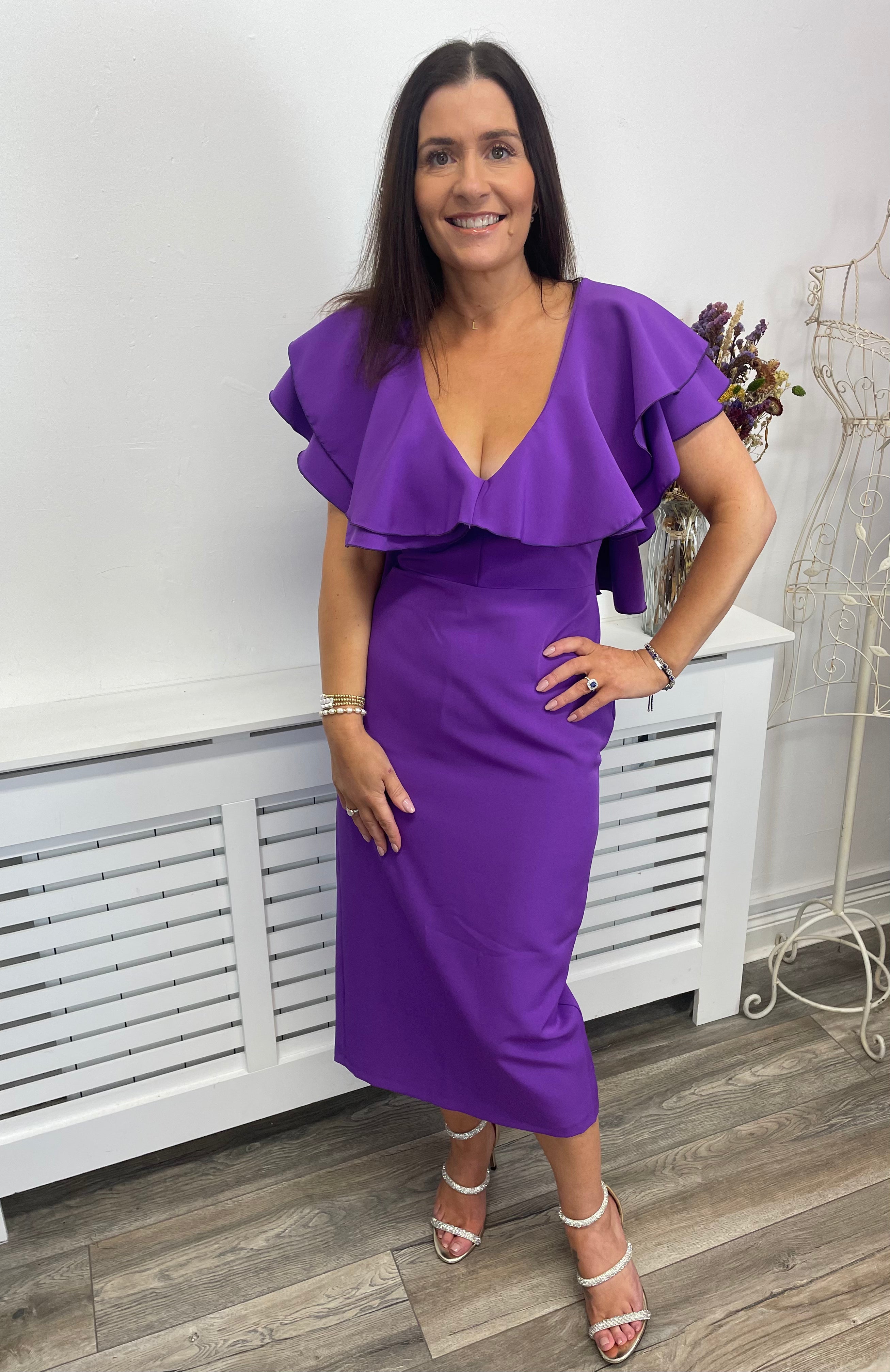 BUGAN MIDI DRESS (PURPLE)