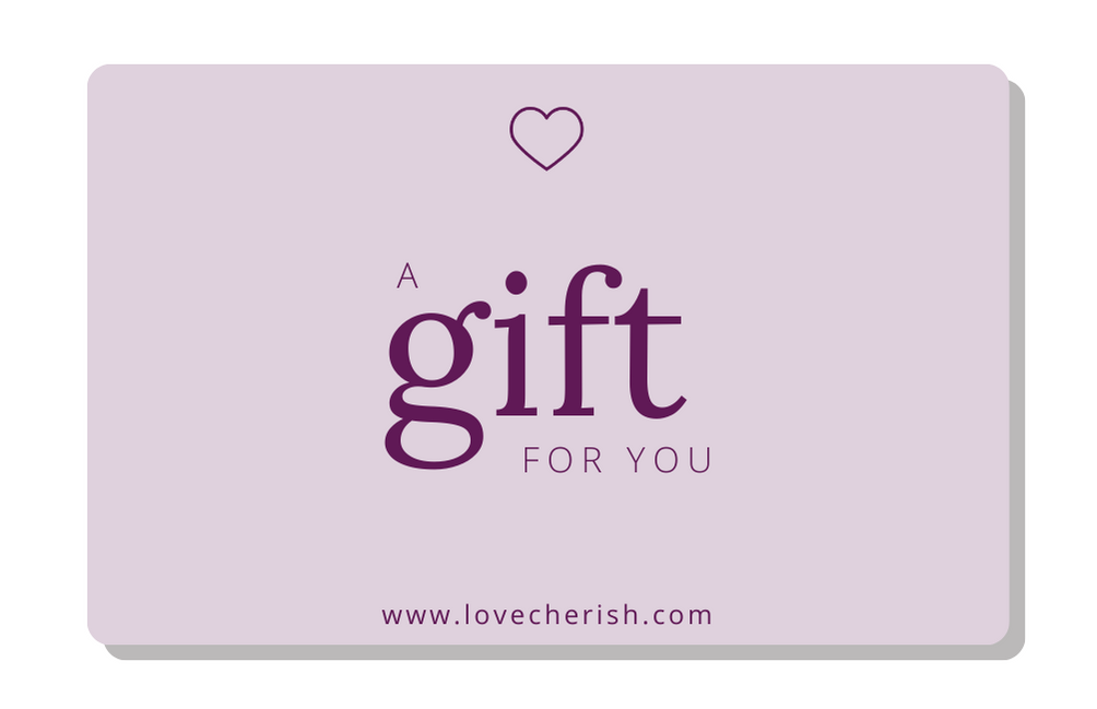 E-Gift Card (can be personalized), Love Cherish