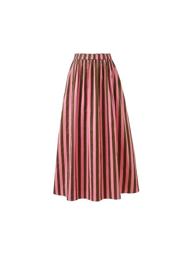 Noalig Maxi Skirt (Pink/Brown)