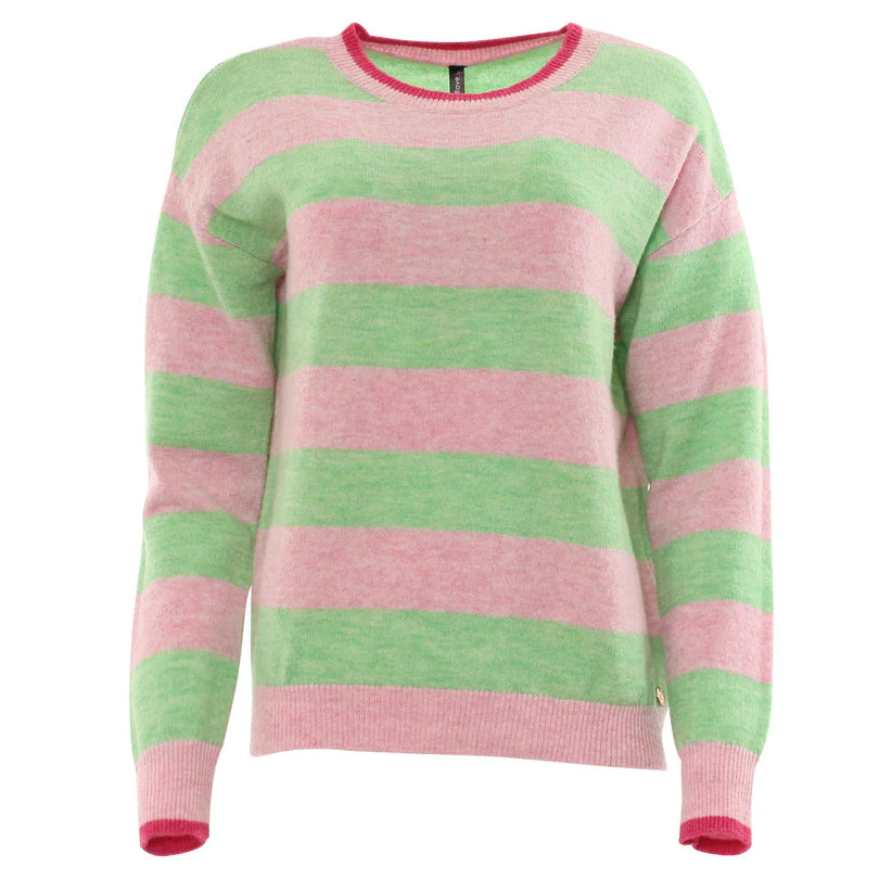Harlee Stripe Jumper (Pink)