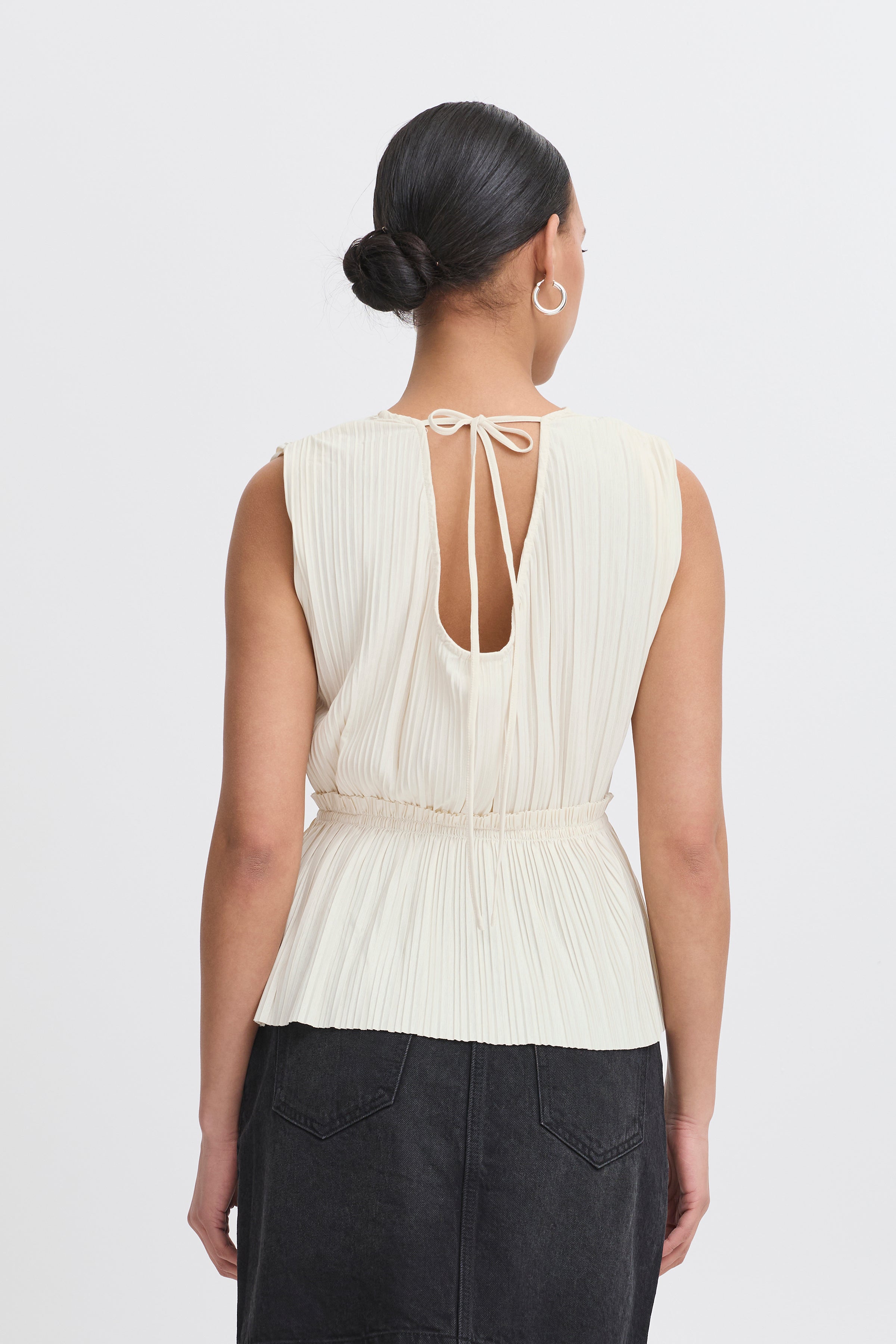 Ivy Sleeveless Top (Birch)