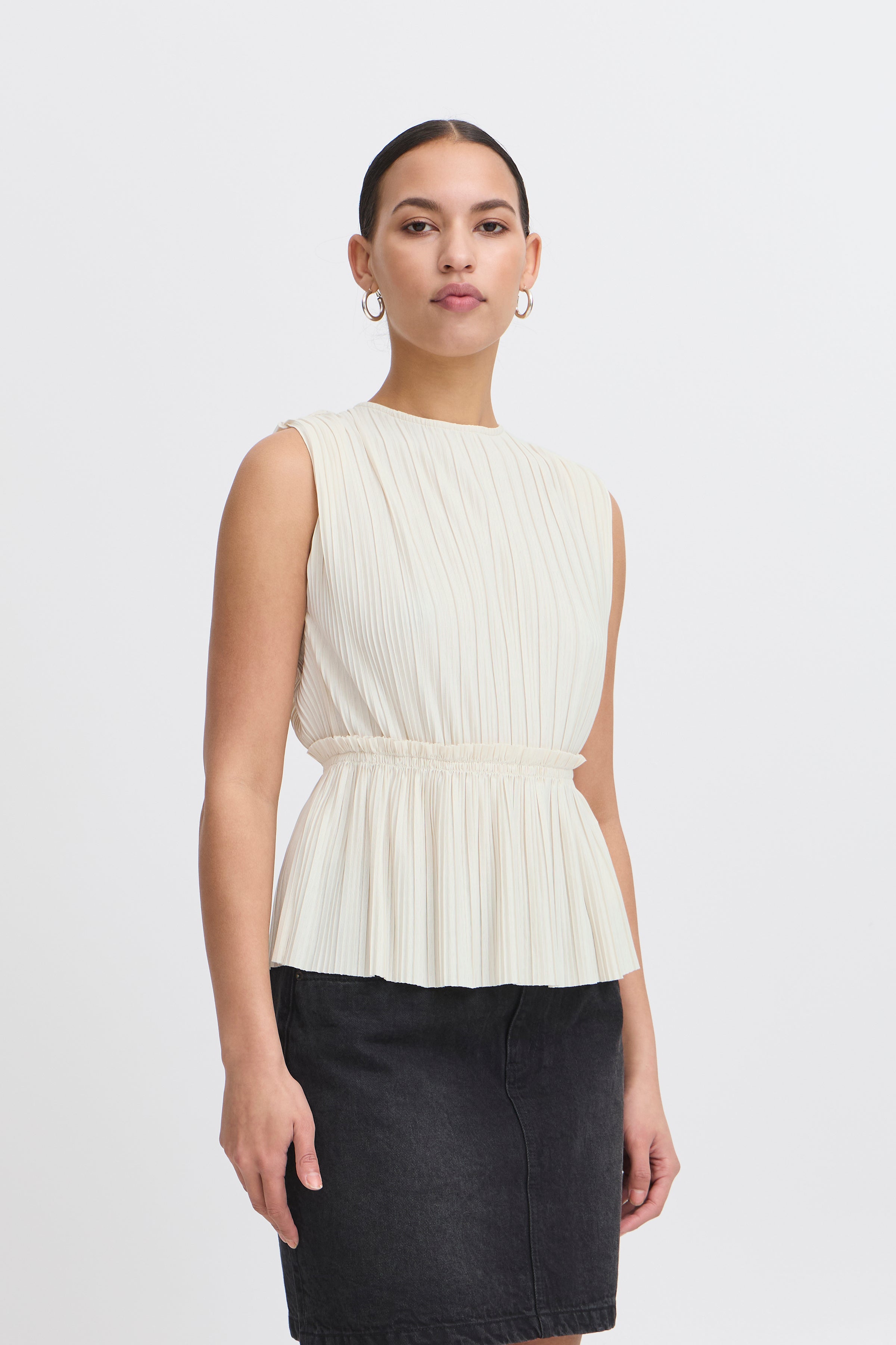 Ivy Sleeveless Top (Birch)