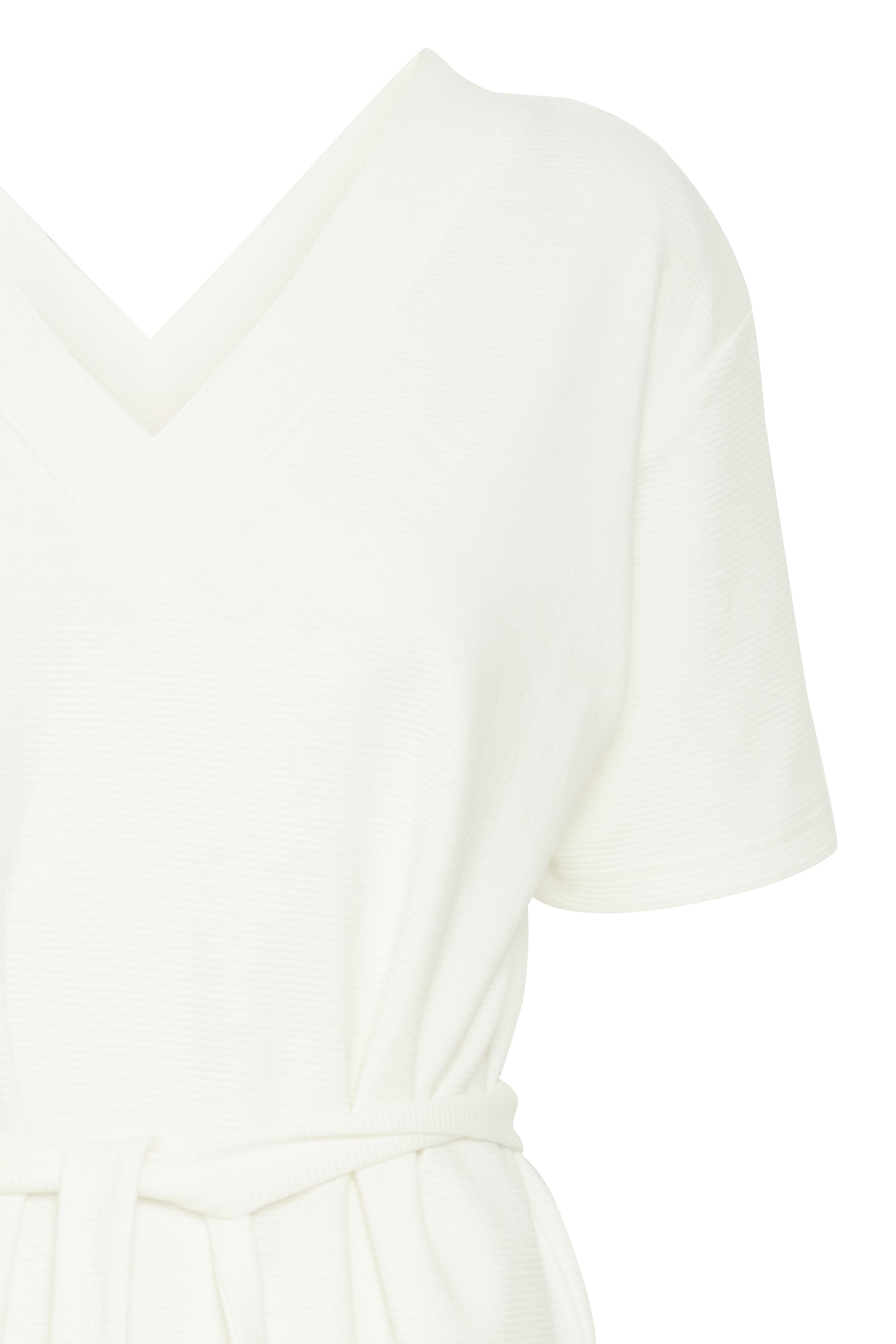 Leila Short Sleeve Dress (Cloud Dancer)