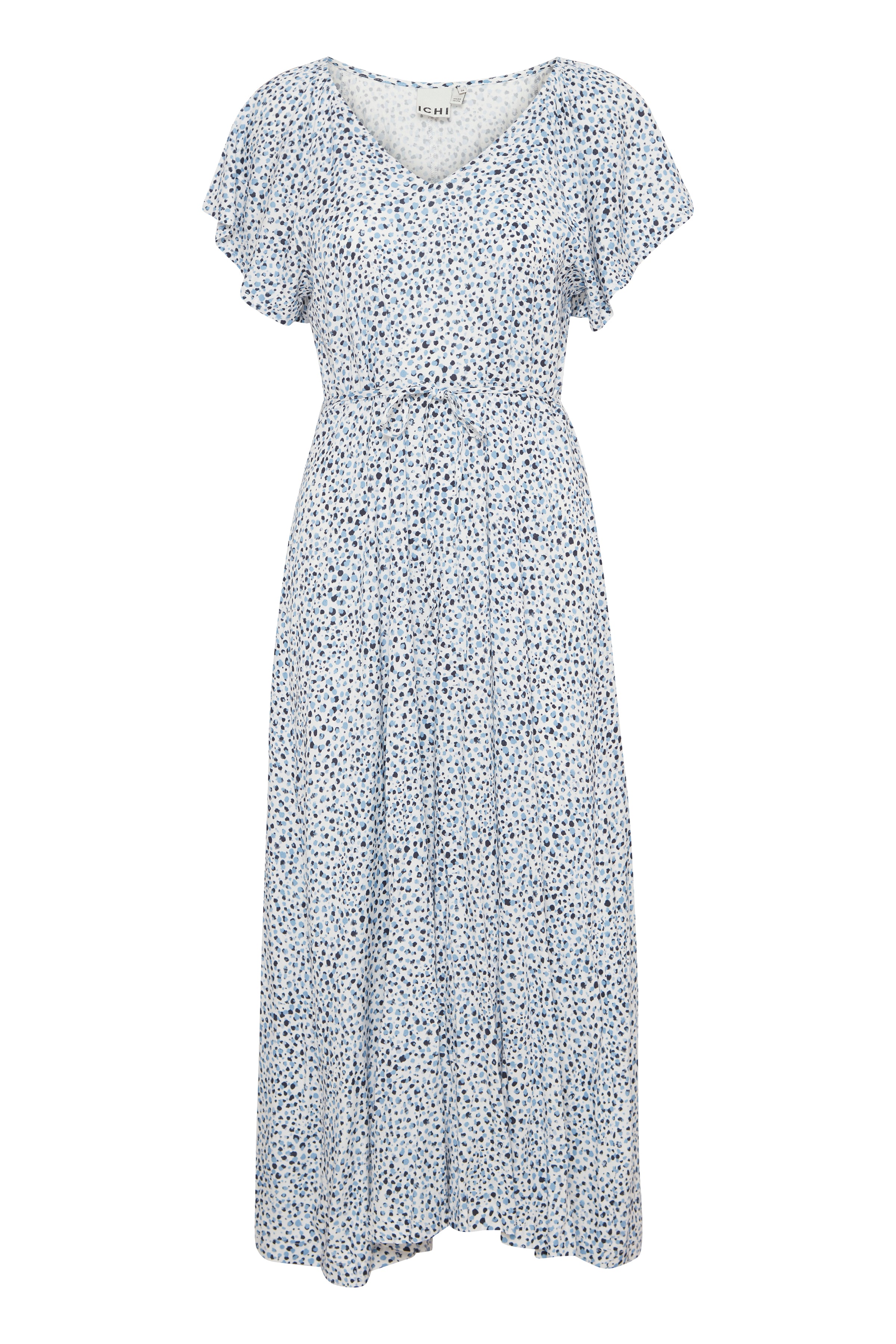 Hayley Short Sleeve Dress (Della Robia Blue Dot)