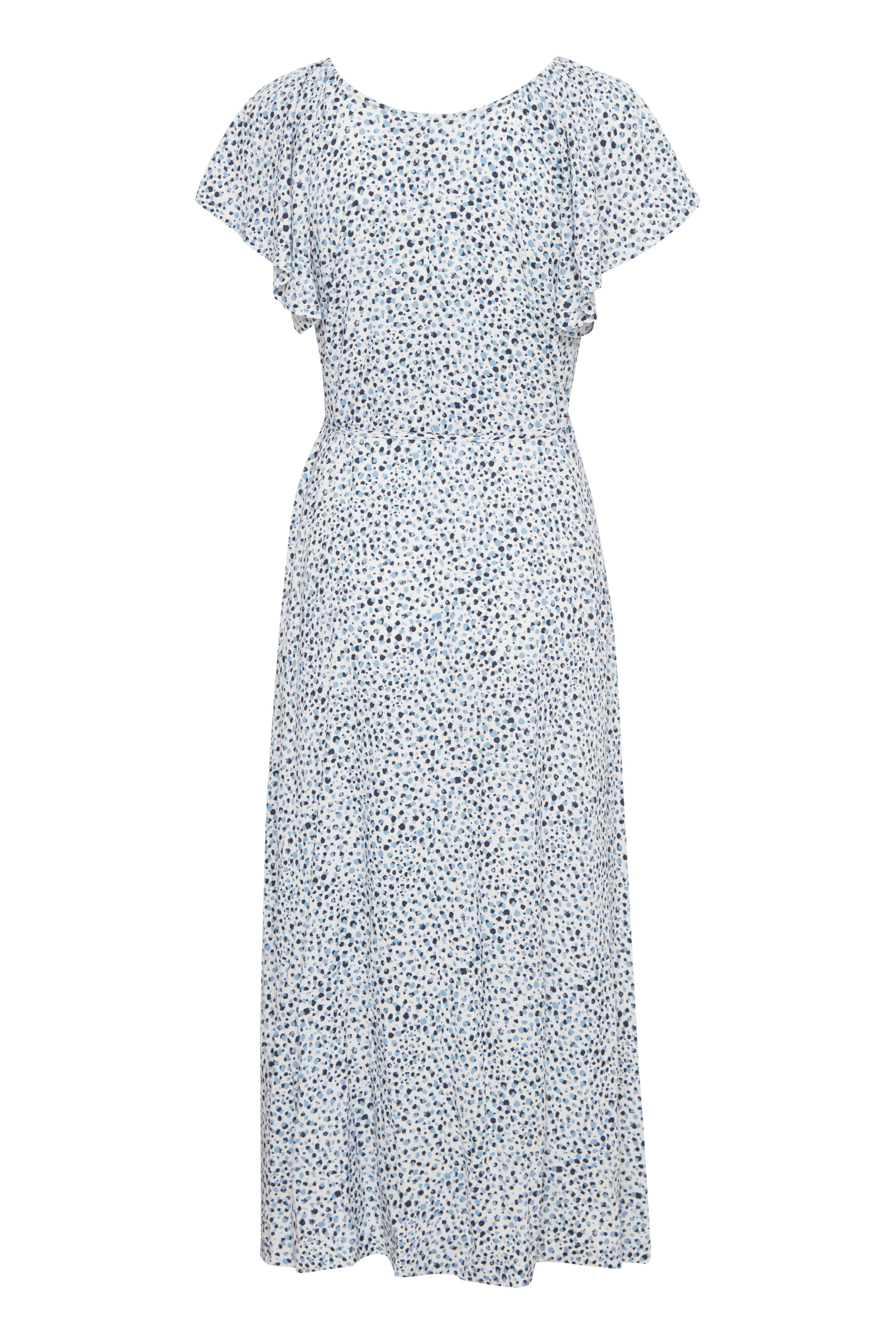 Hayley Short Sleeve Dress (Della Robia Blue Dot)
