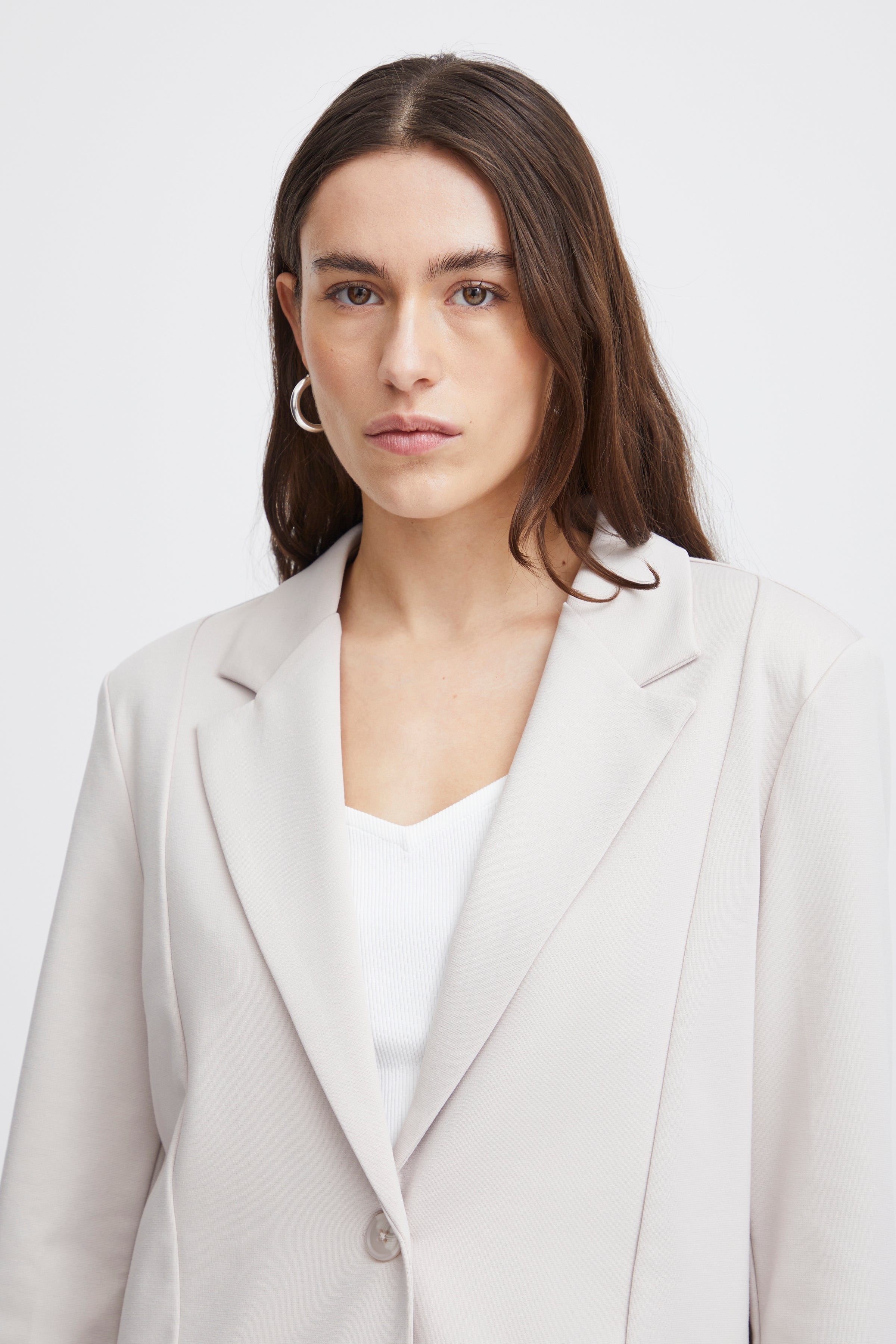 KARLA OVERSIZED BLAZER (SILVER GREY)