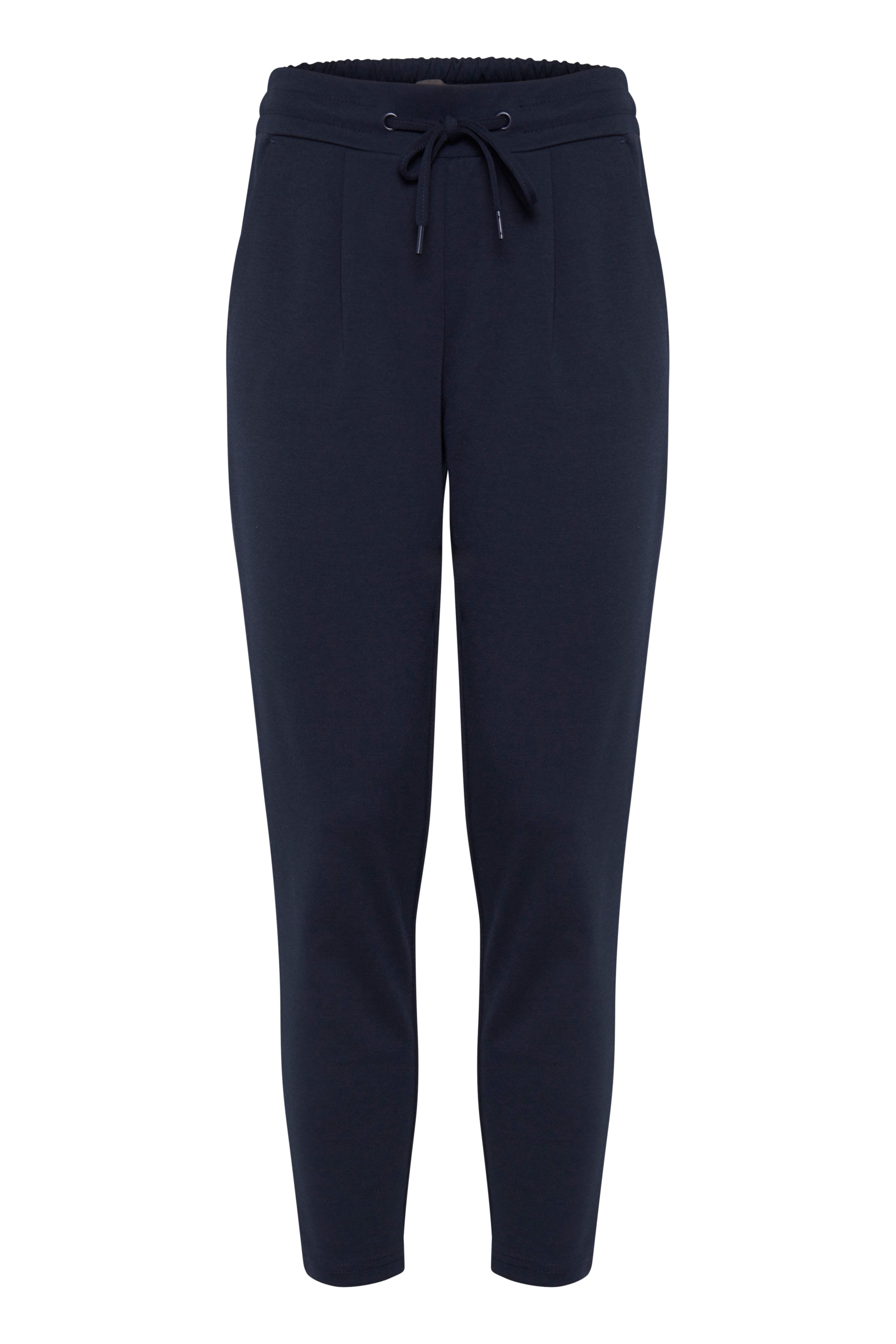 Kate Cropped Jersey Jogger (Navy)