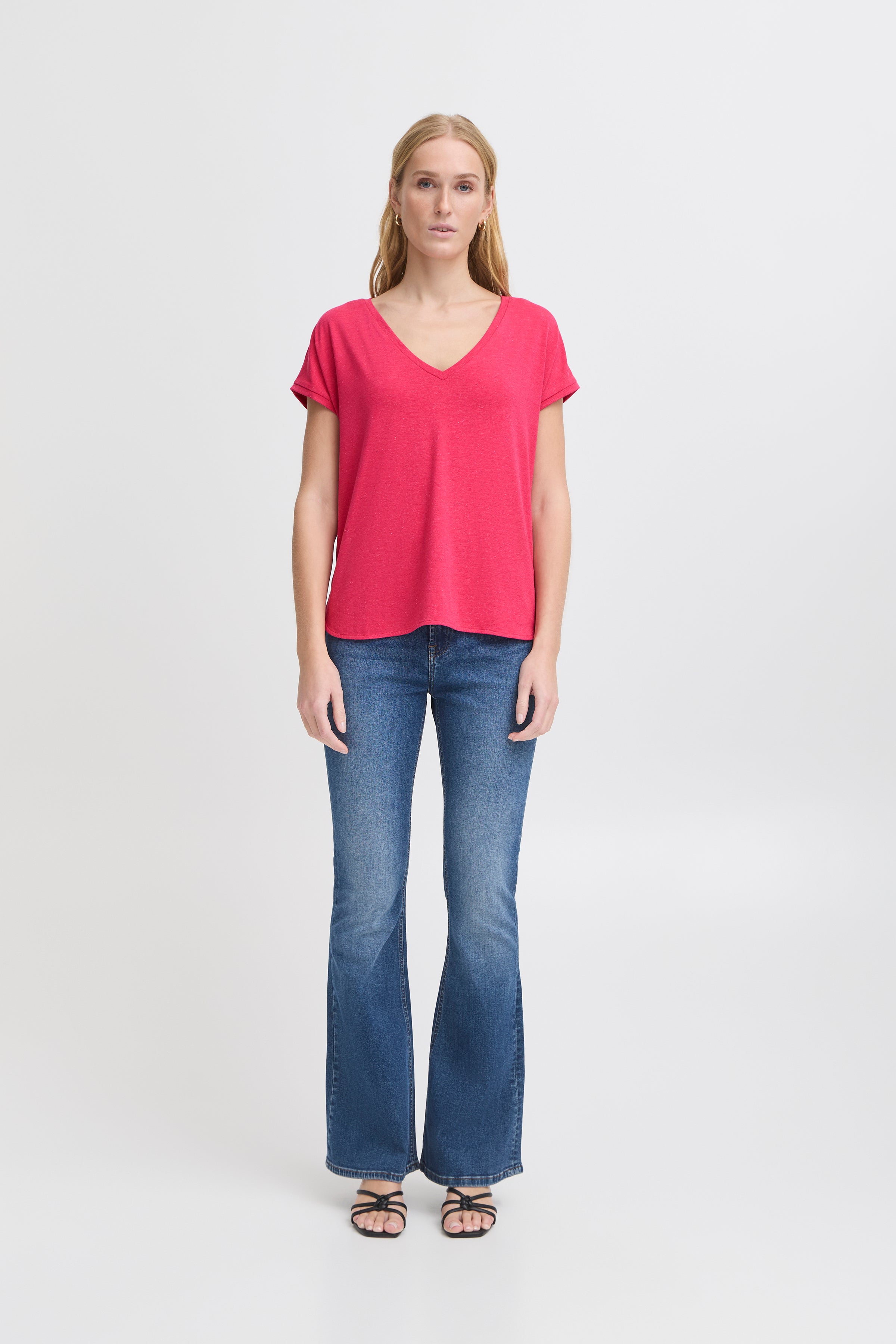 Reese T-Shirt (Bright Rose)