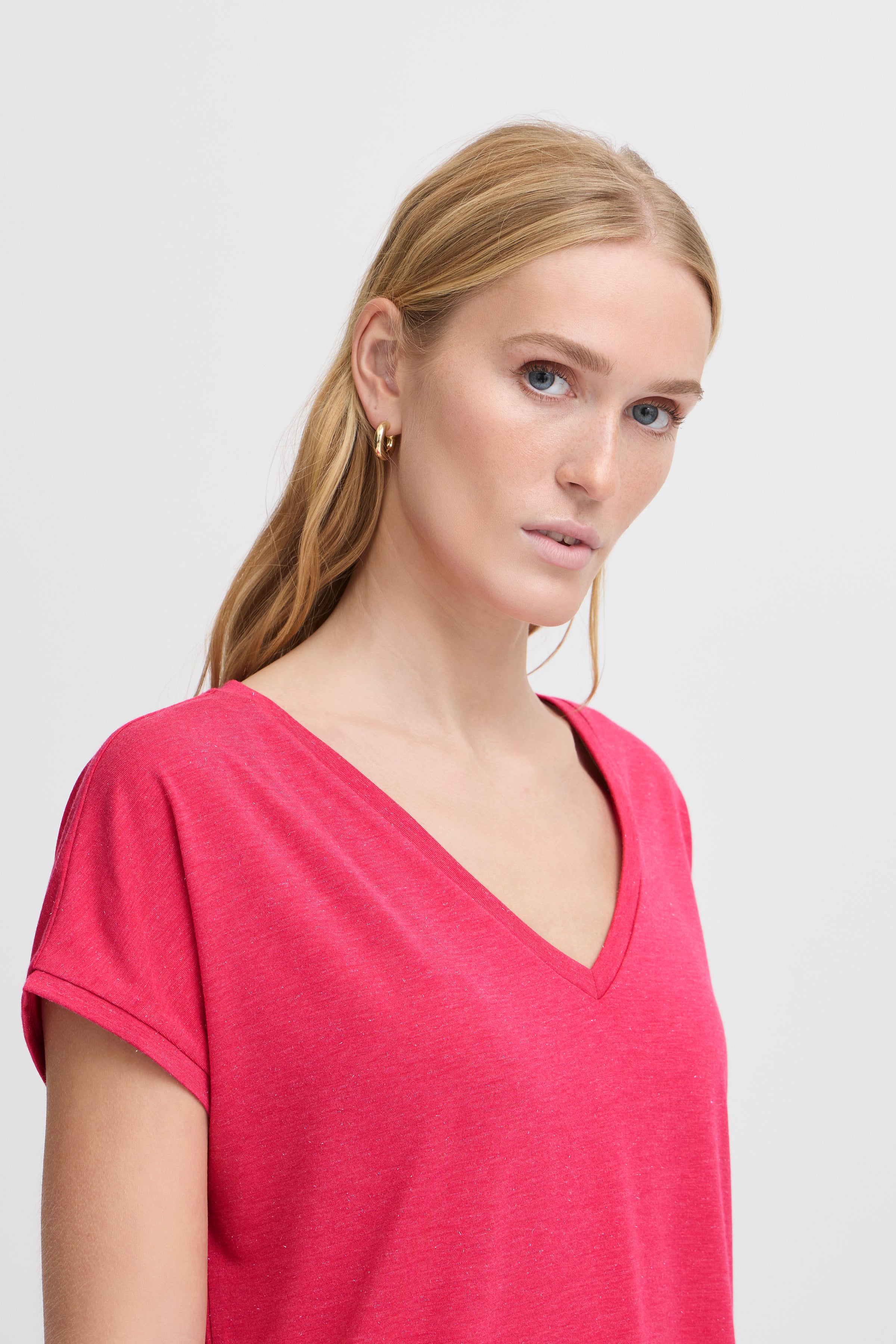 Reese T-Shirt (Bright Rose)