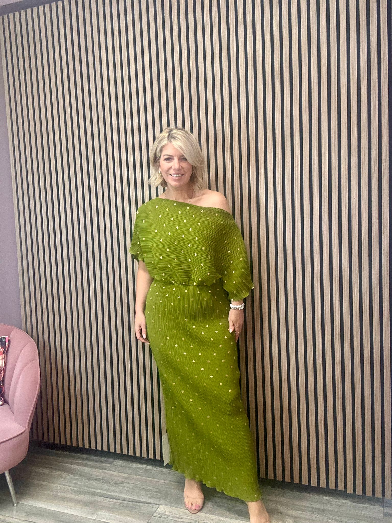 Olive Tilly Dress (Green)