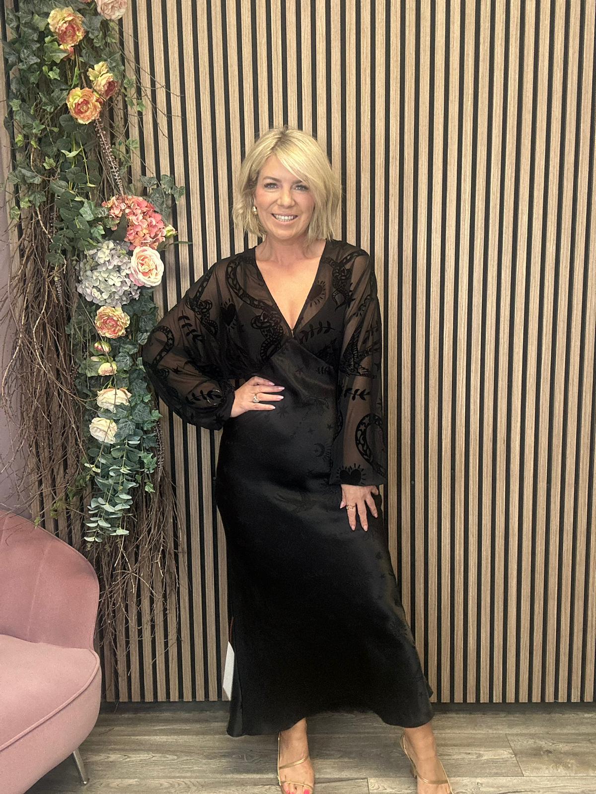 Swallow Romance Emma Dress (Black)