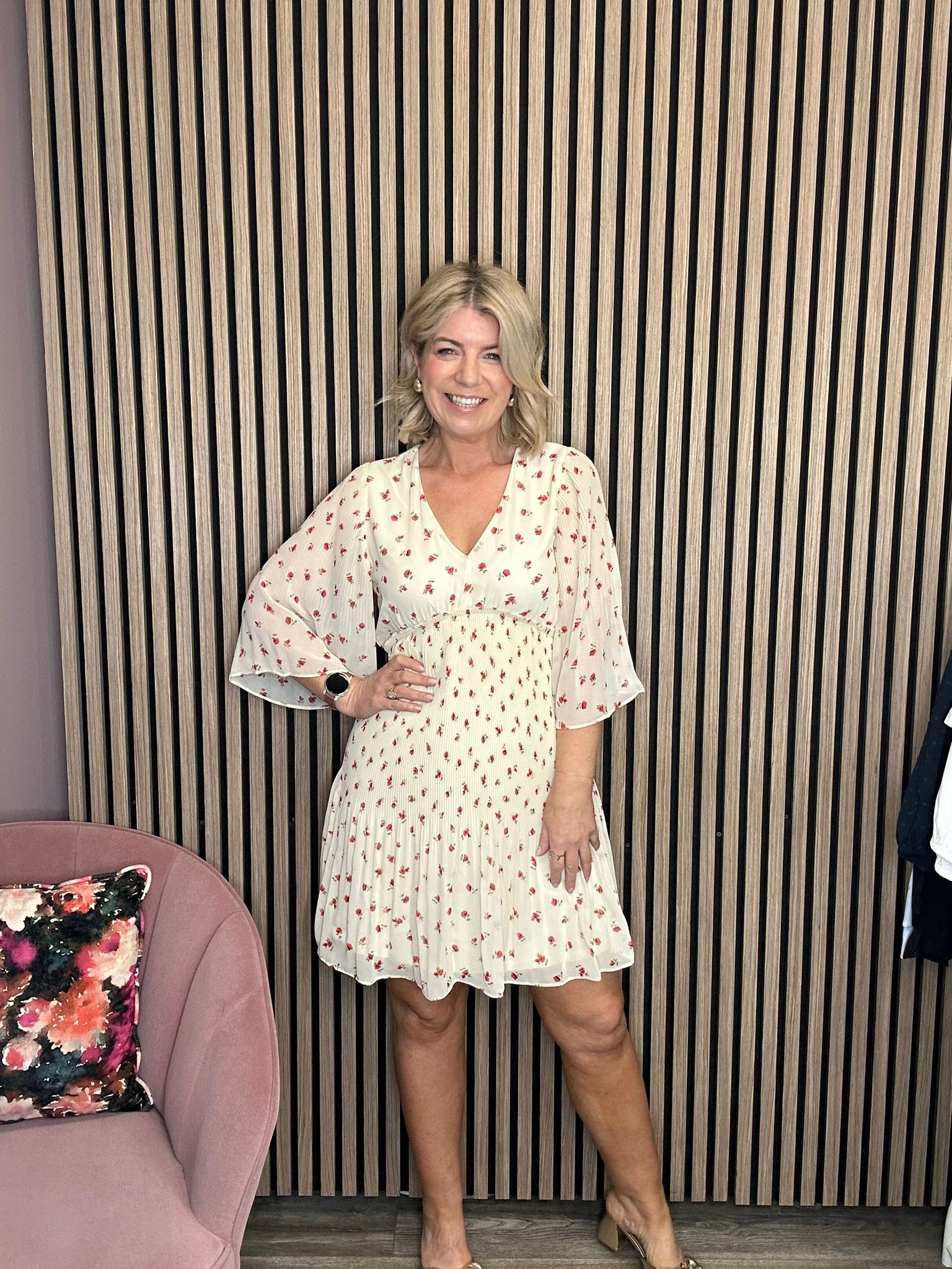 Neala Dress (Geranium Flower Dress)