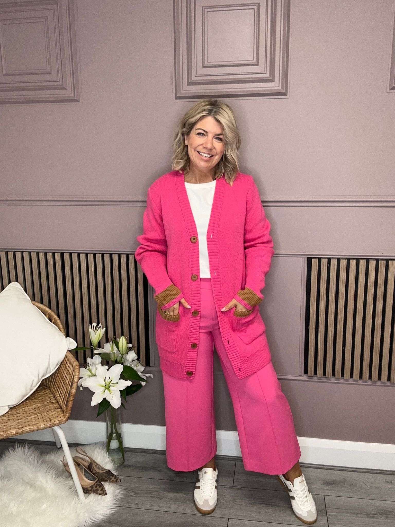 TiAmo Cardigan (Pink)