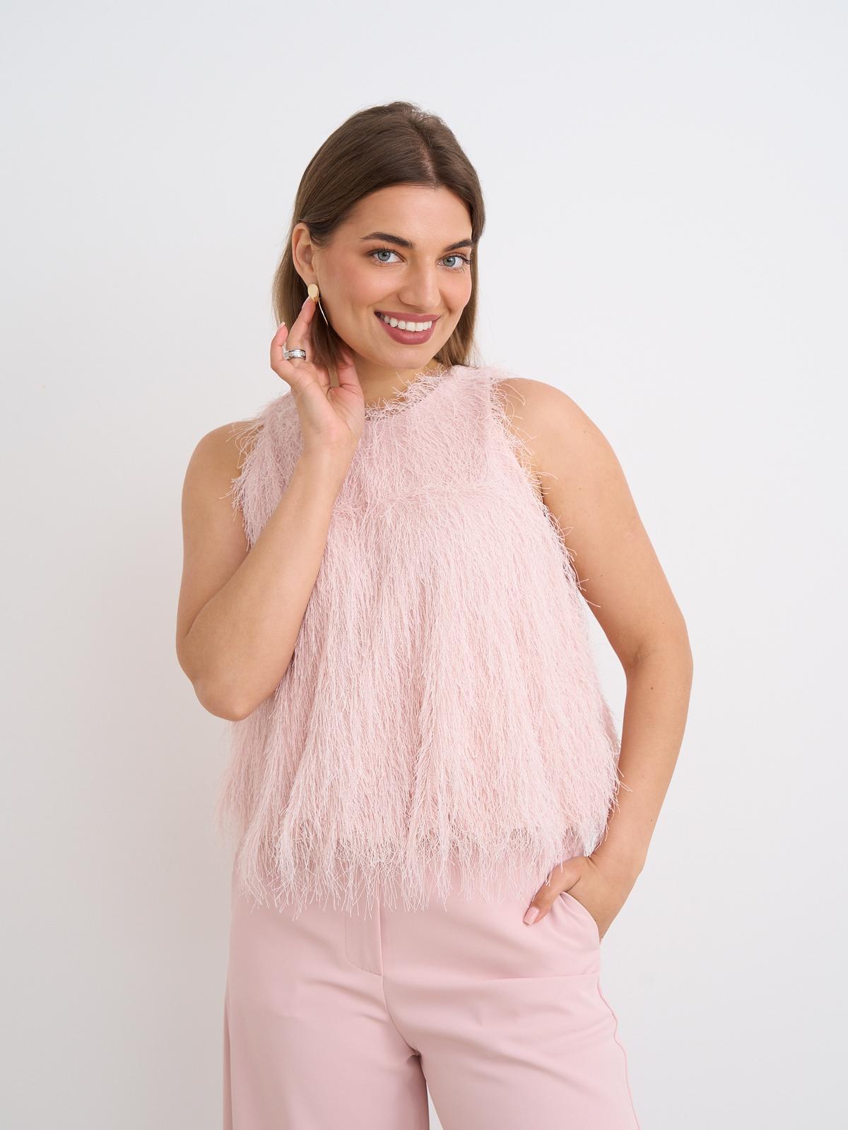 Anika Sleeveless Top (Pink)