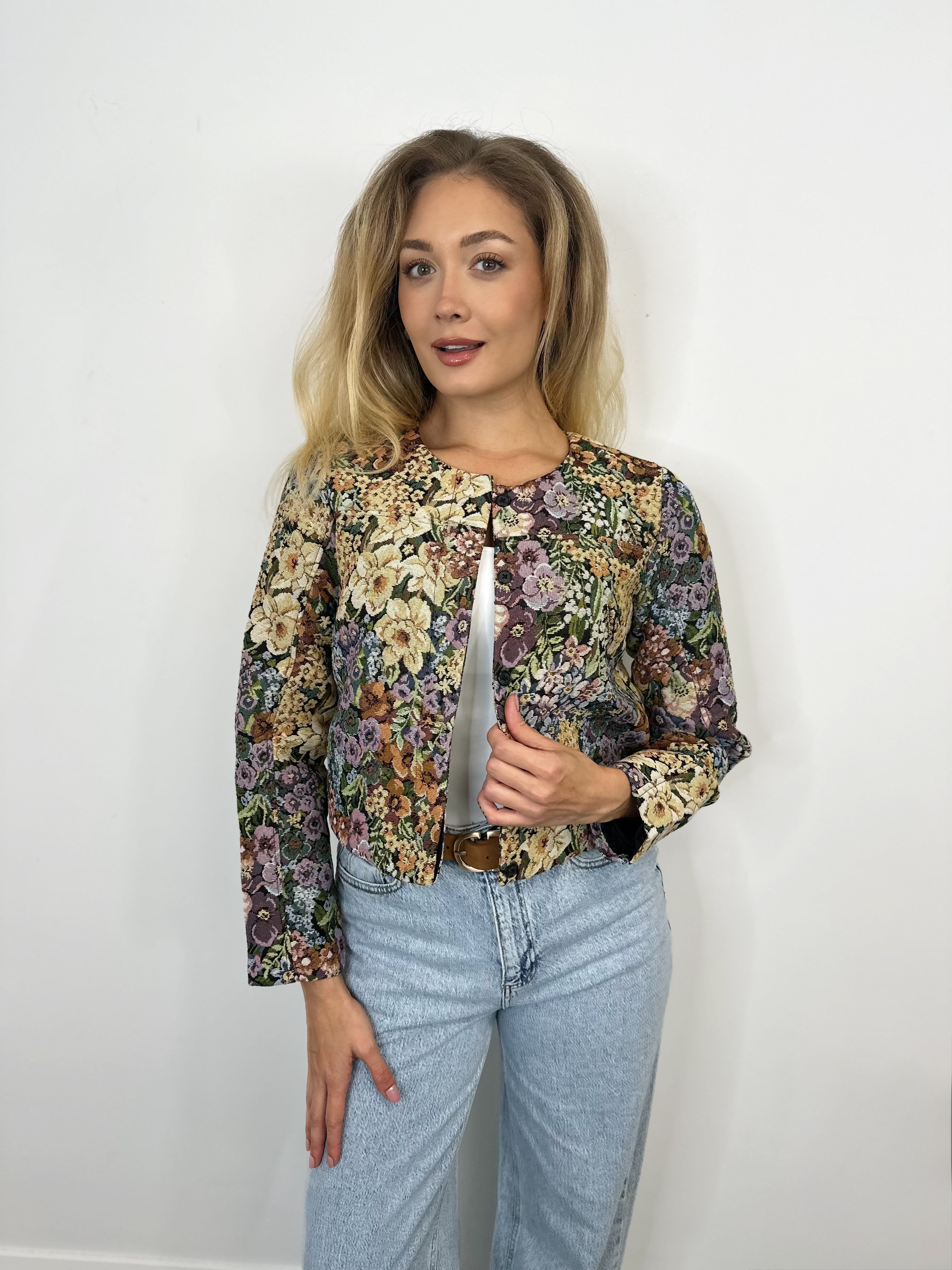 Ruby Floral Jacket (Twill/Flower)