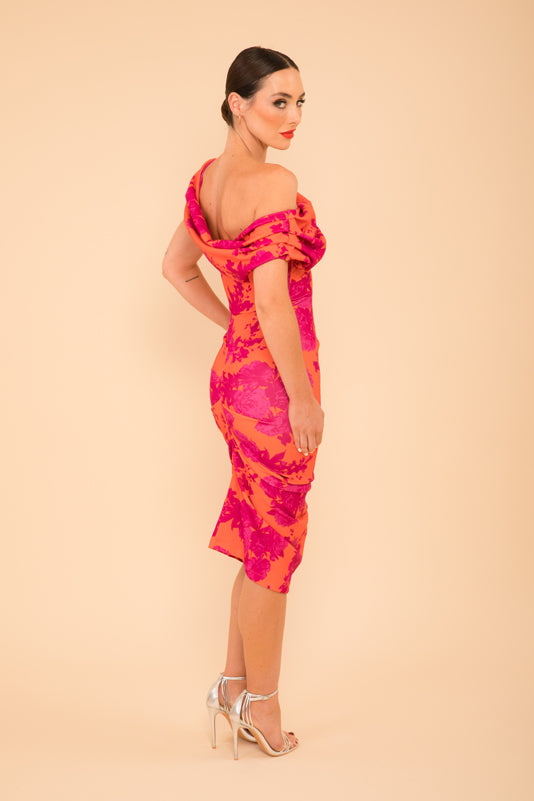 JANUS DRESS (PINK FLORAL)