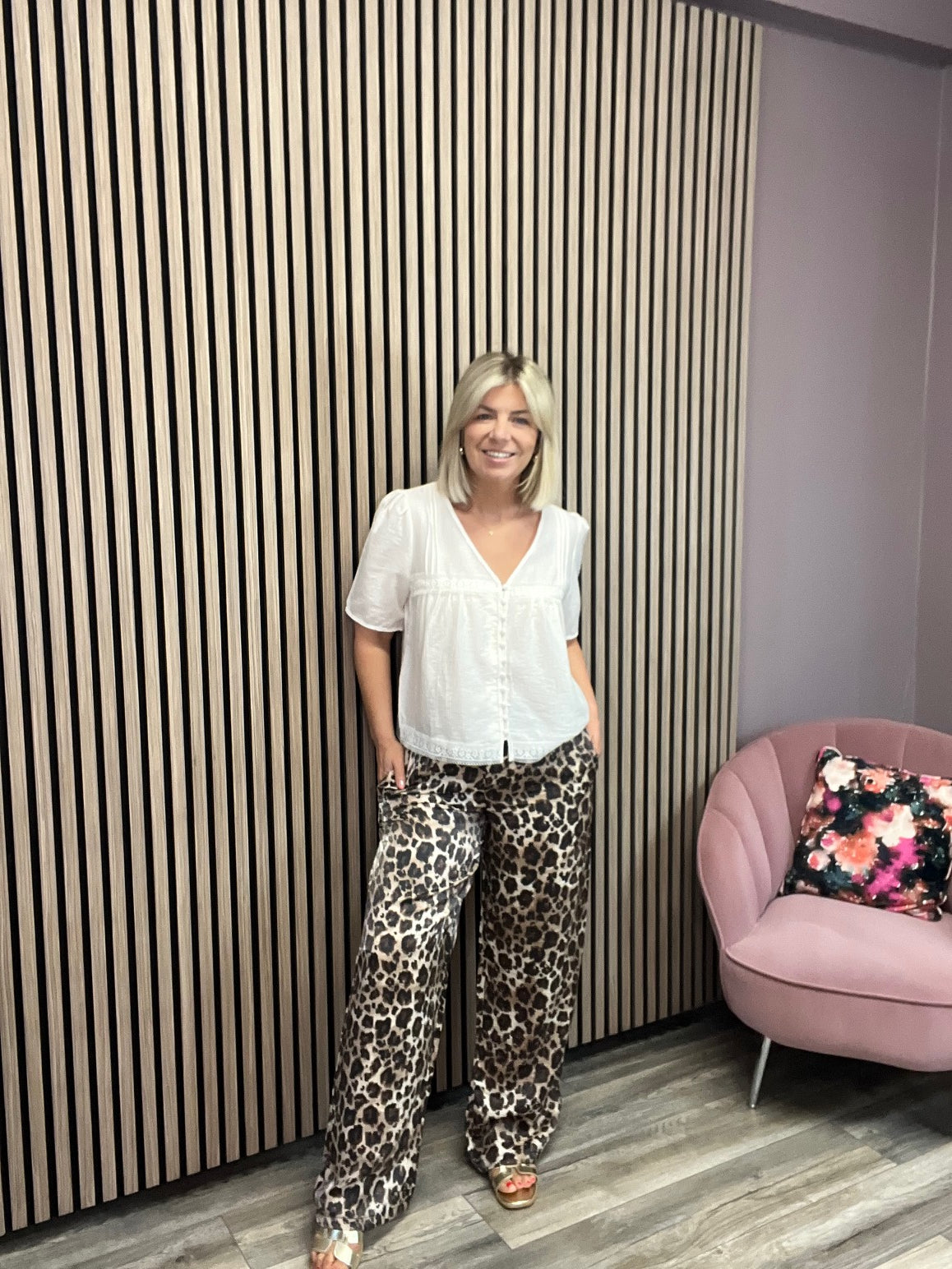 Monica Embroidered Top (Tofu)