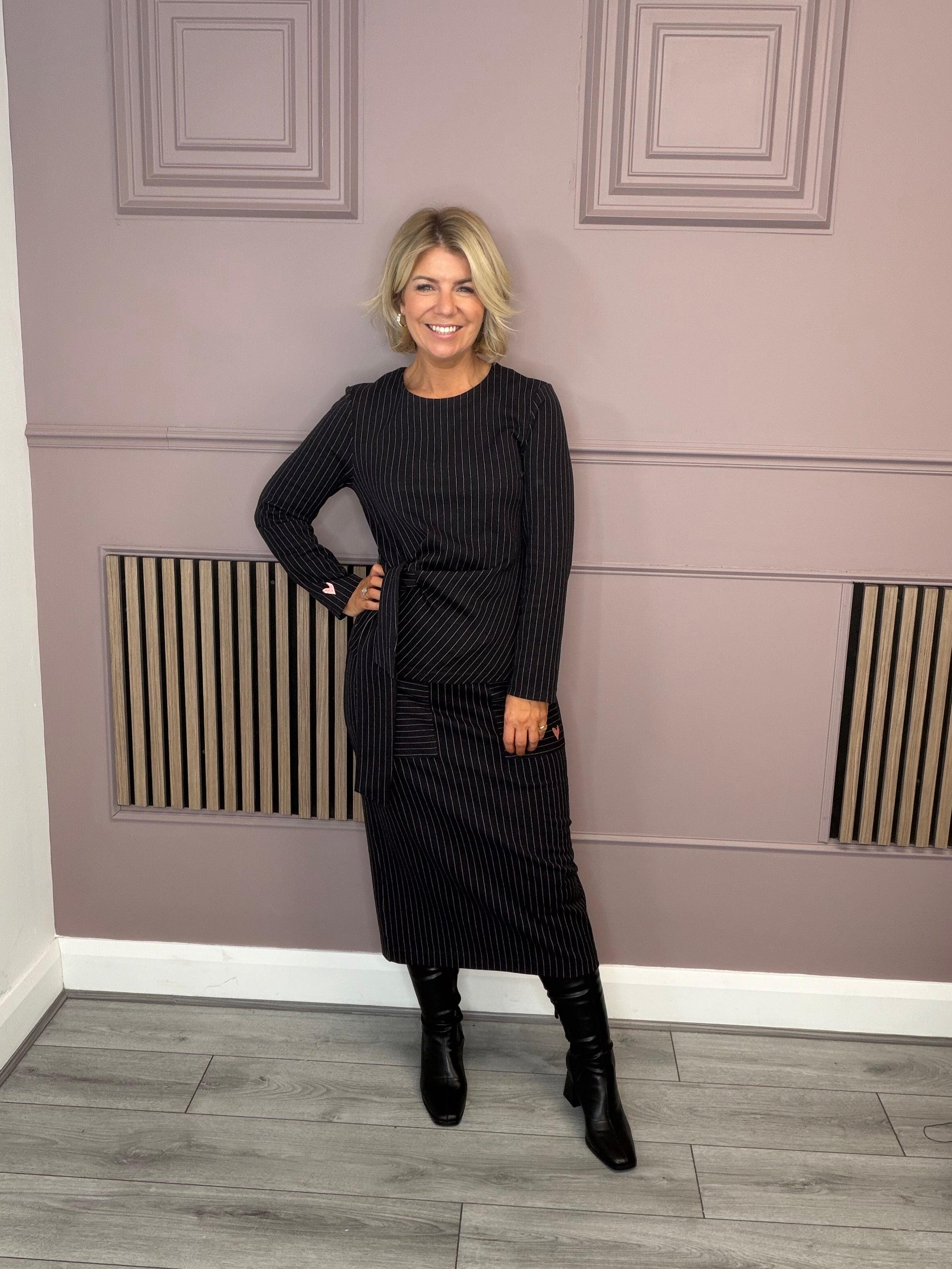 Solera Drawstring Skirt (Black)