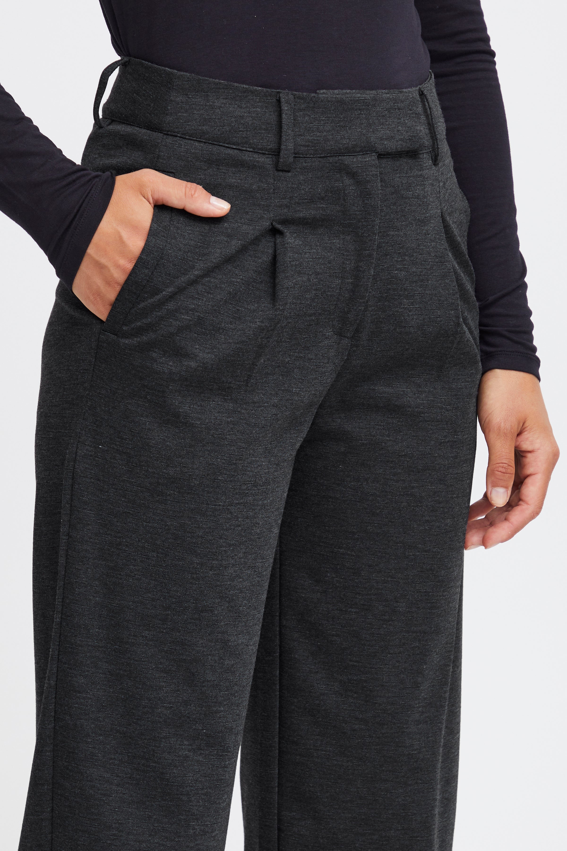 MONSE TROUSERS (DARK GREY MELANGE)