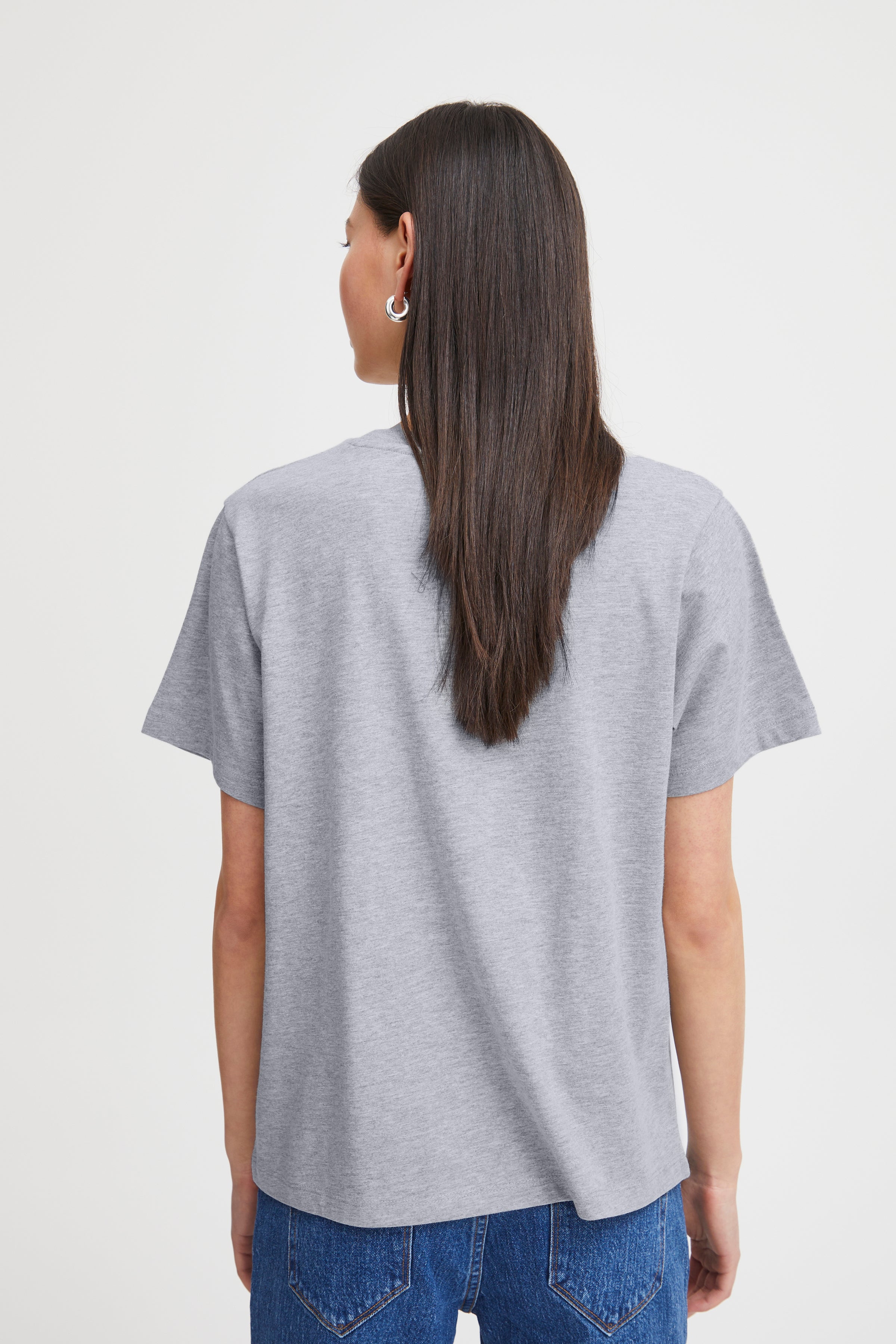 PALMER LOOSE T-SHIRT (GREY MELANGE)