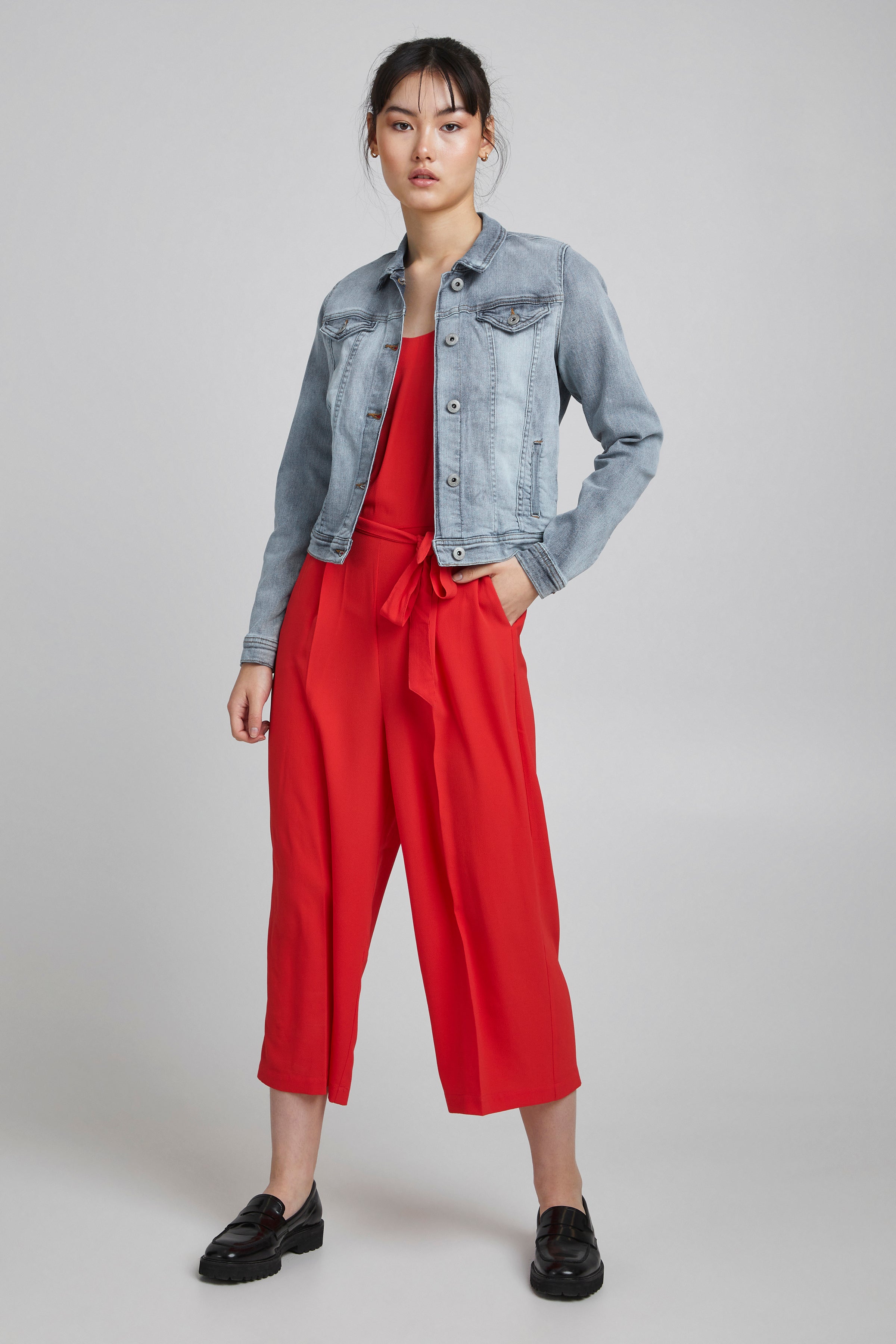 Stampe Denim Jacket (Washed light Blue)