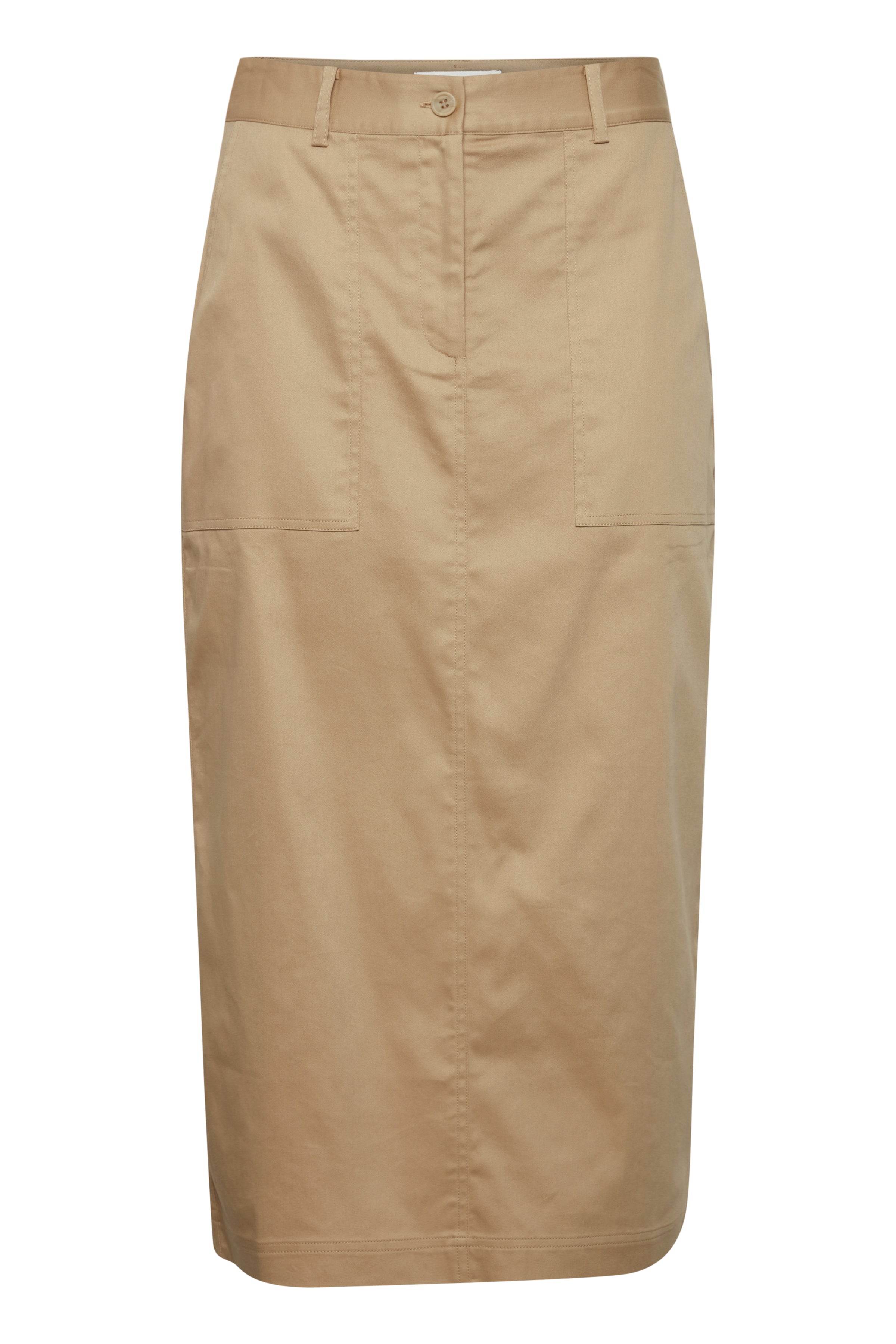 VARGA HIGH WAISTED MIDI SKIRT (CORNSTALK)