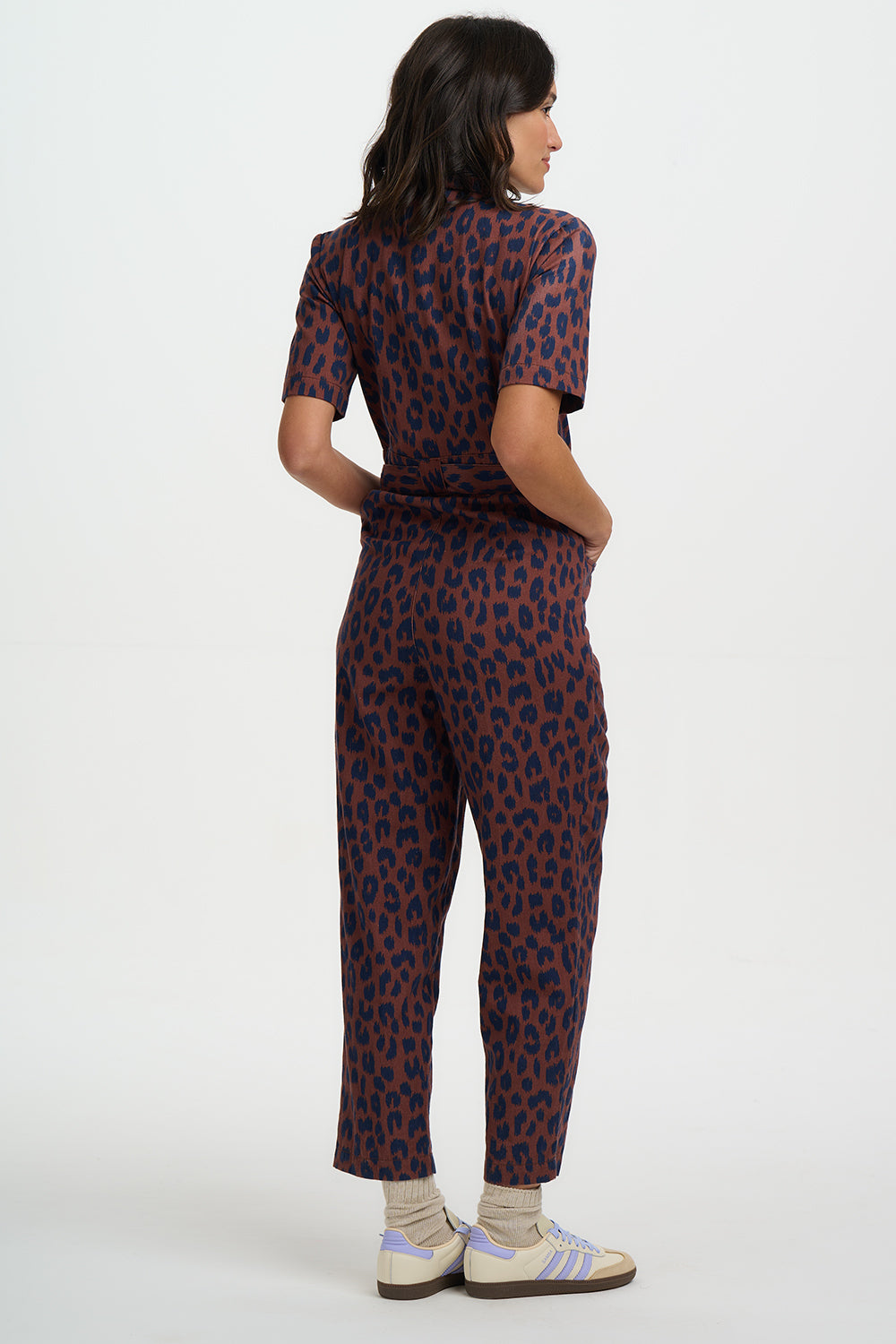 Meredith Boilersuit (Rust/Leopard)