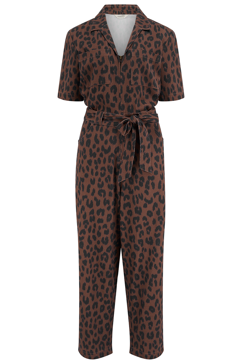 Meredith Boilersuit (Rust/Leopard)