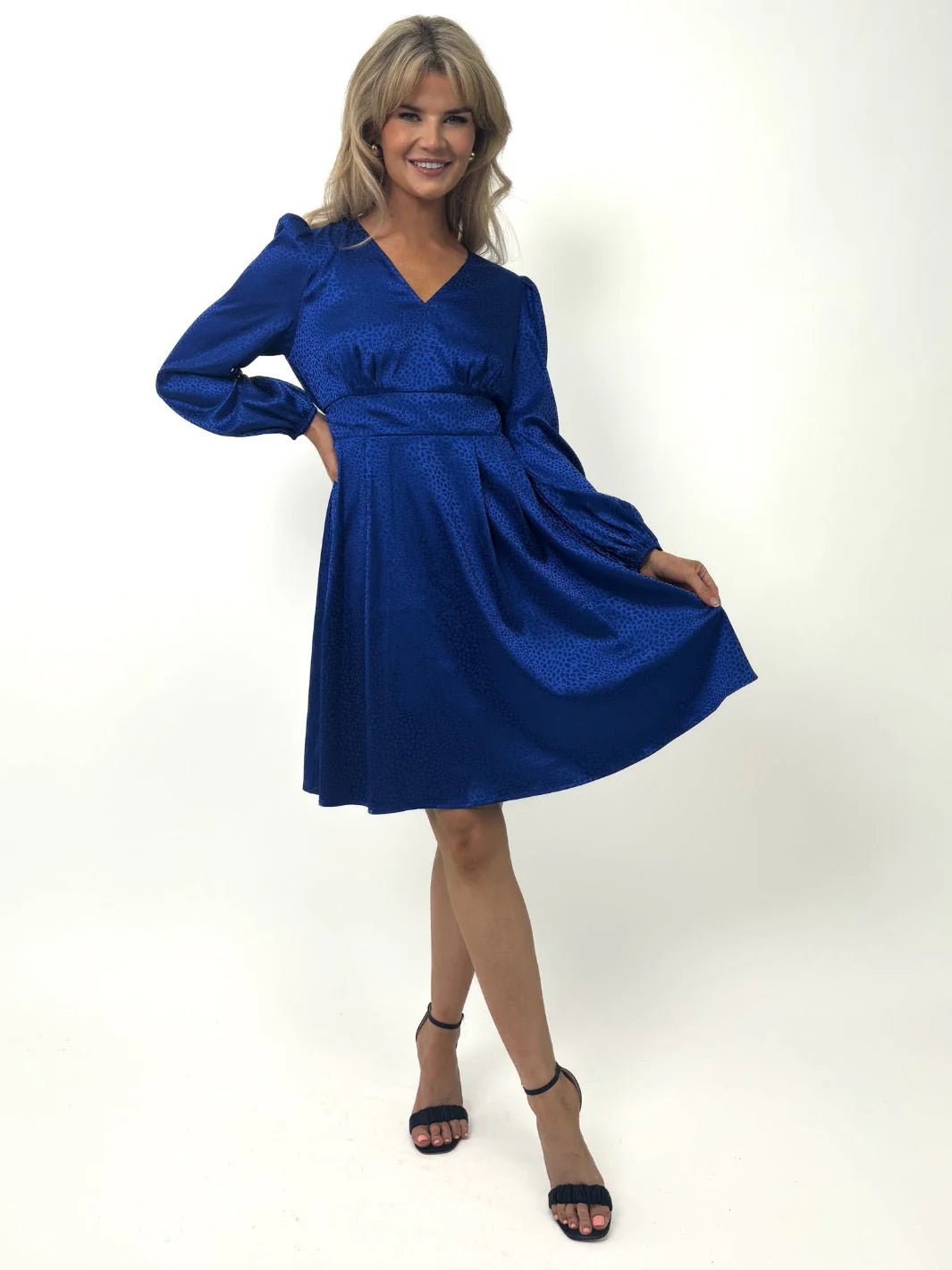 Audrey Mini Dress (Royal Blue)