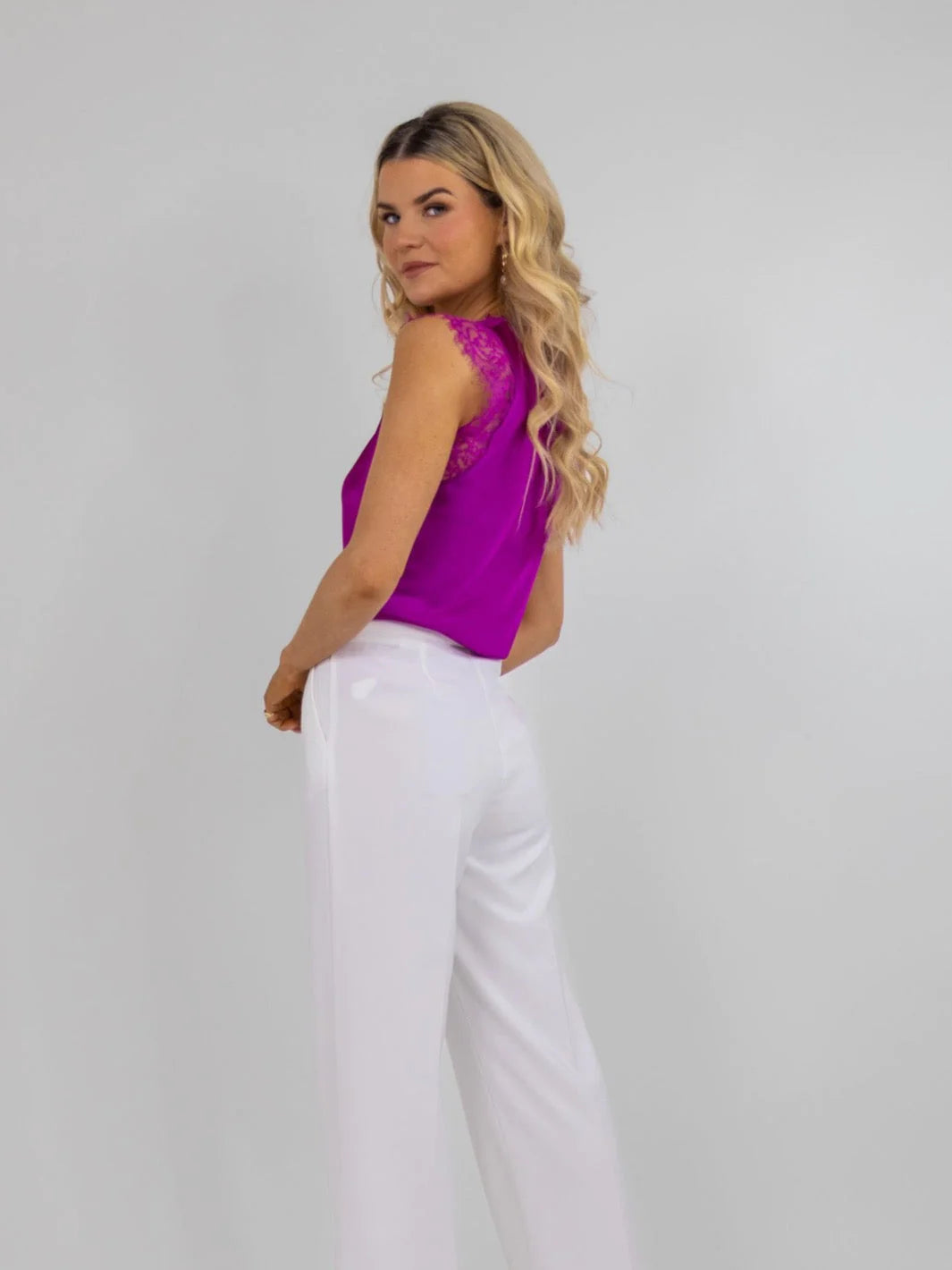 LAUREN CAMI TOP (MAGENTA)