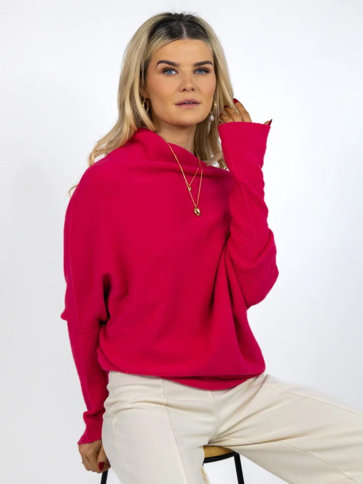 WINDSOR JUMPER (RASPBERRY RED)