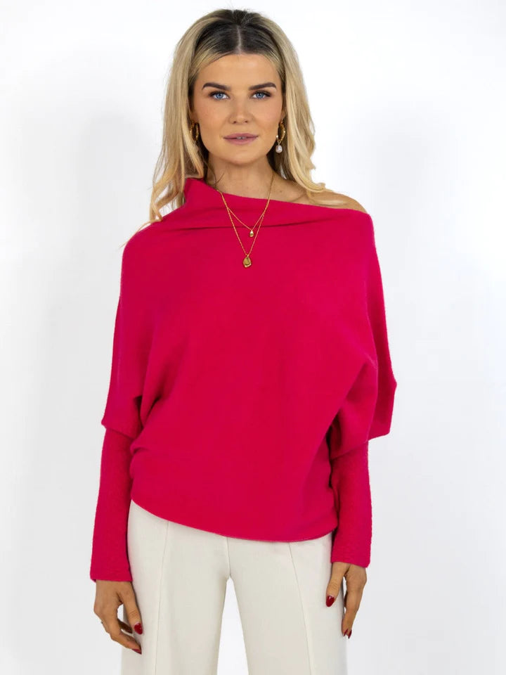 WINDSOR JUMPER (RASPBERRY RED)