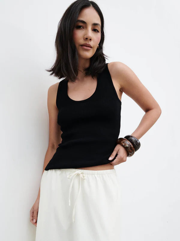 Ali Knit Top (Black)
