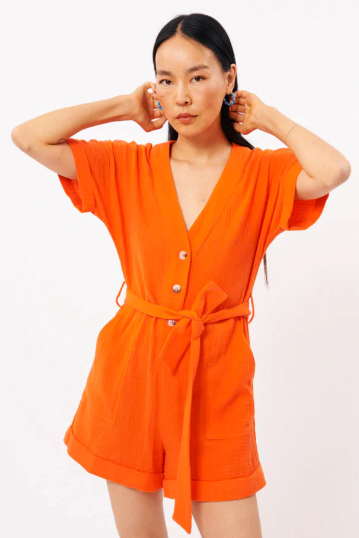Lika Playsuit (Orange)