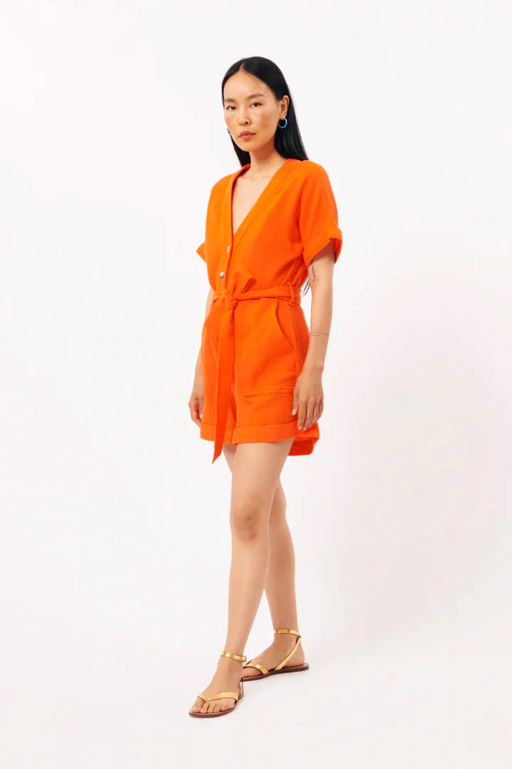 Lika Playsuit (Orange)