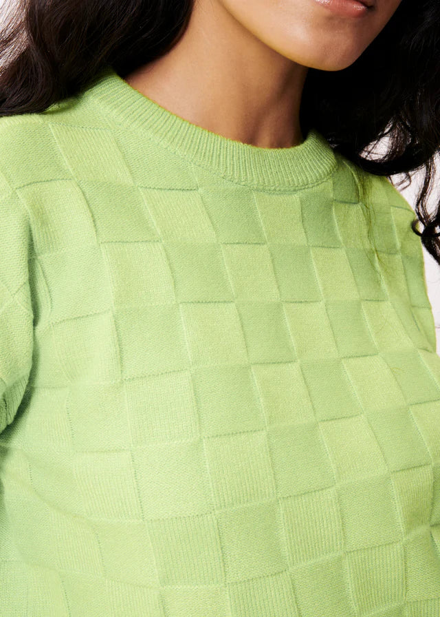 ANJALI JUMPER (LIME GREEN)