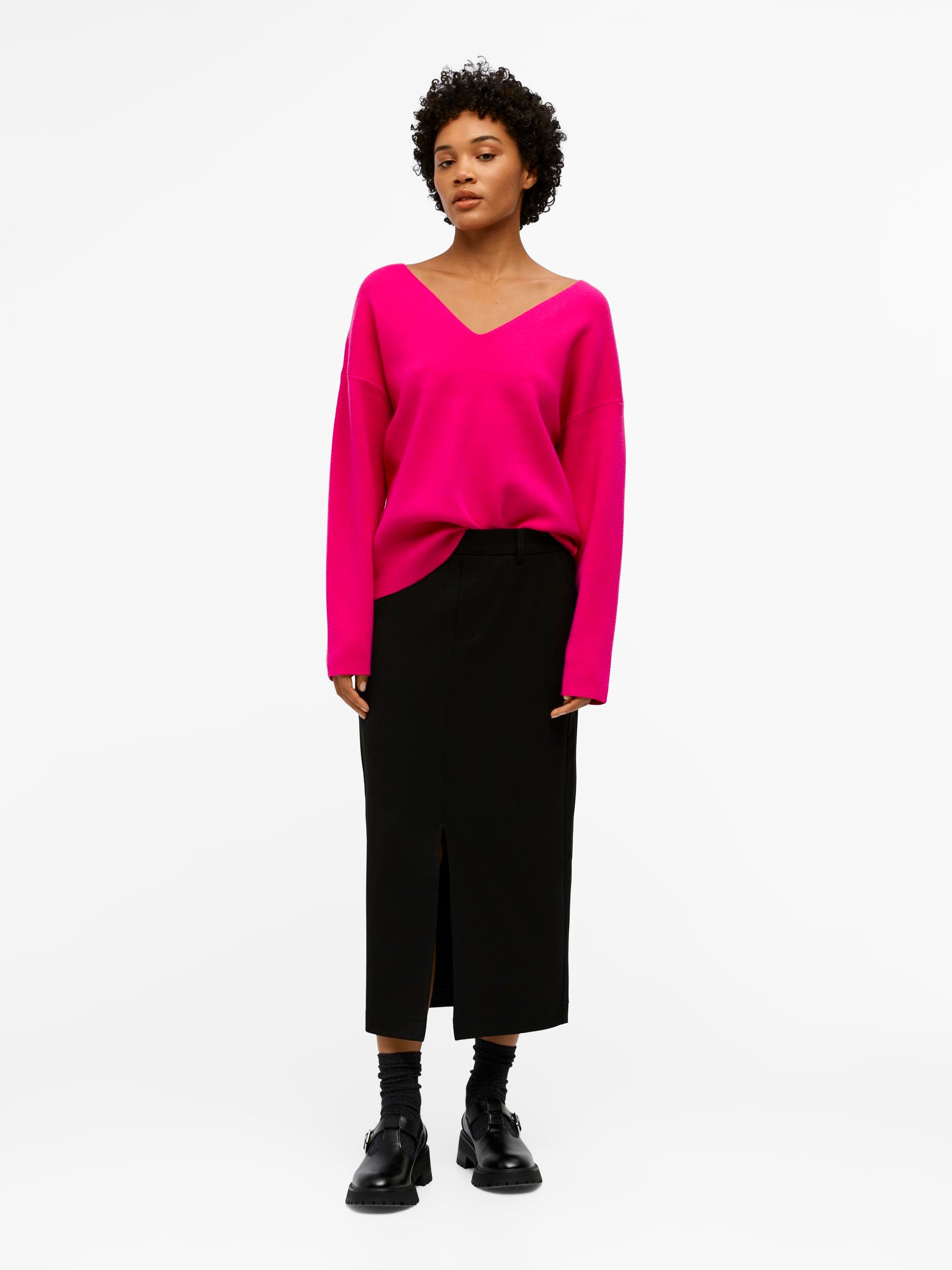 SALLY MIDI SKIRT (BLACK)