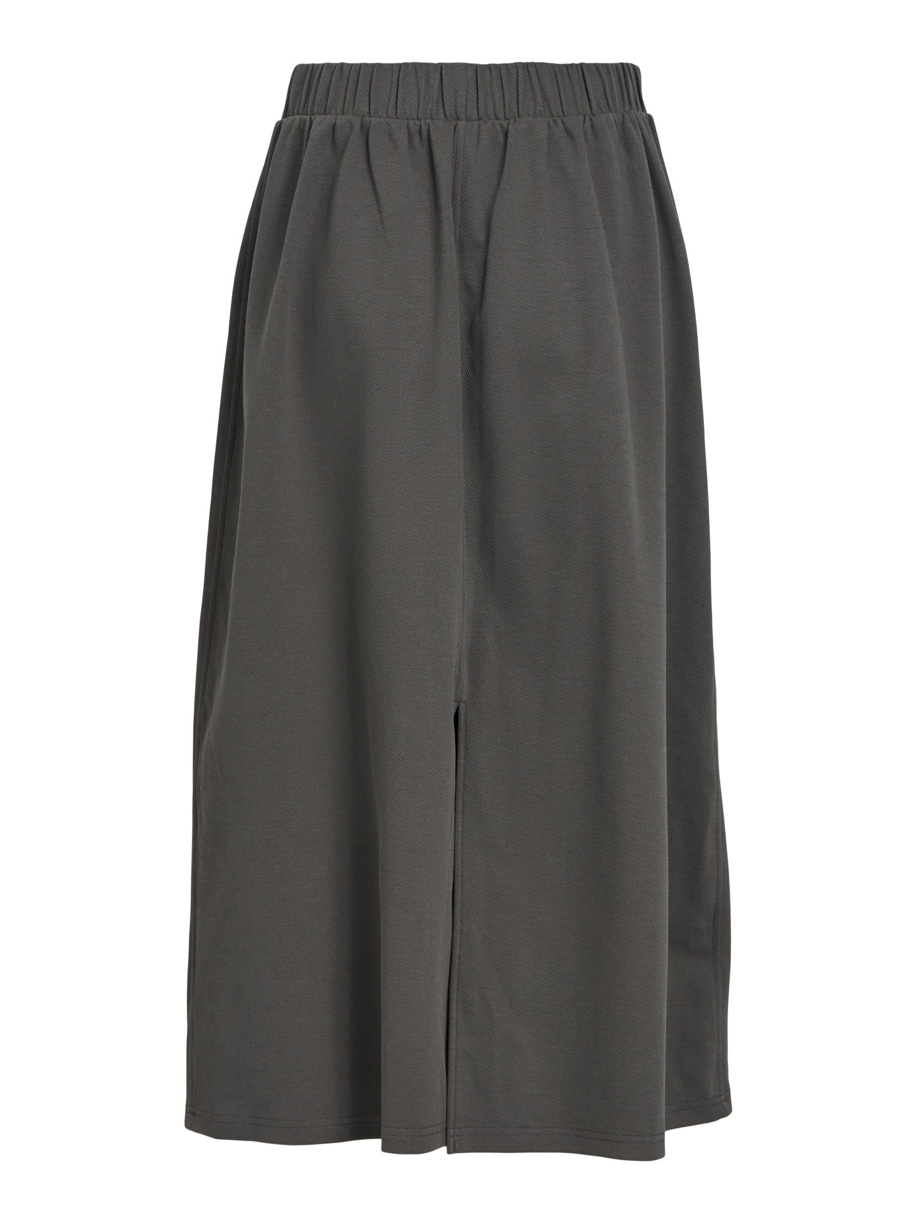 JUMA MIDI SKIRT (MAGNET/GREY)