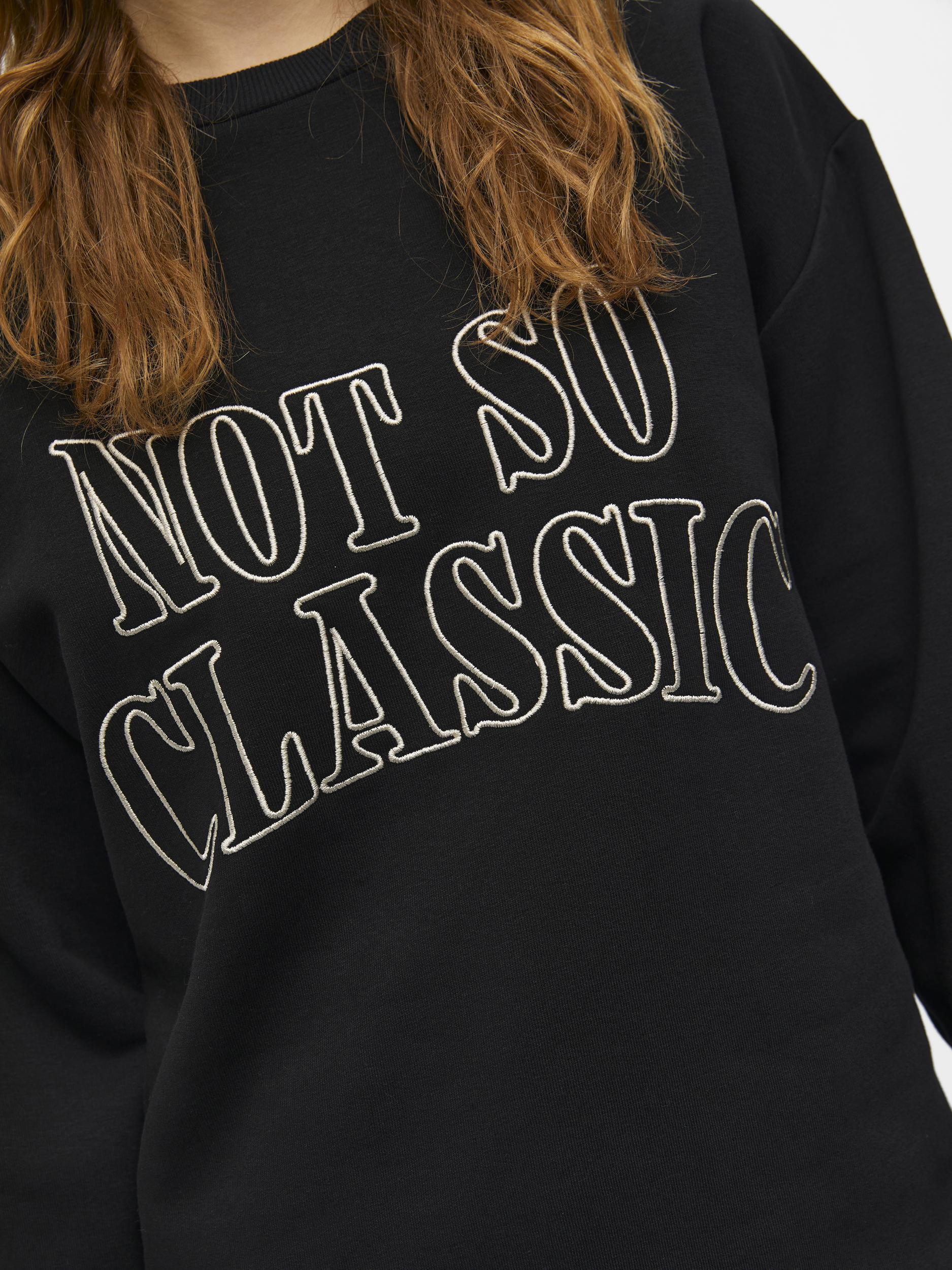 MORA OVERSIZE SWEATSHIRT (BLACK)