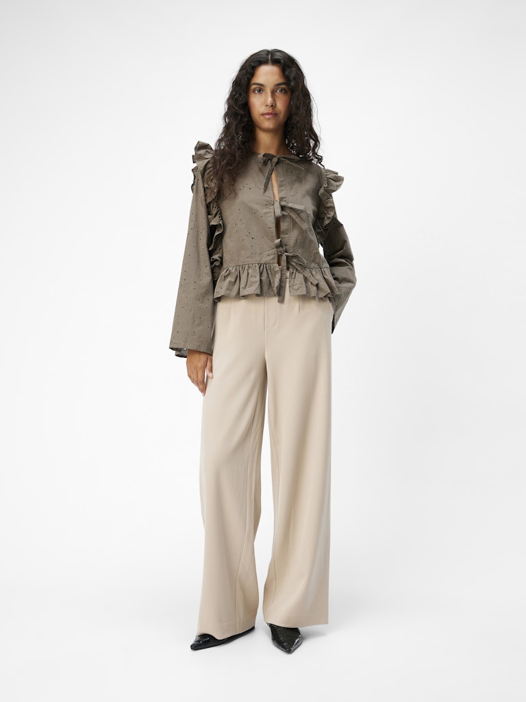 Lissey Wide Leg Pants (Humus)